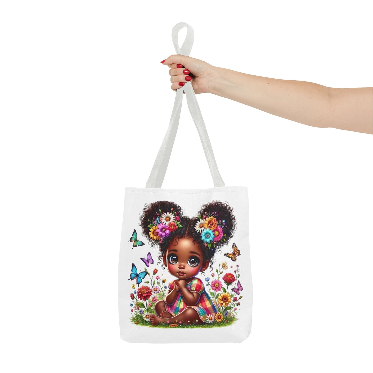 🌸 Niña de las Flores – Bolso de mano adorable y colorido para todas las edades 🌼