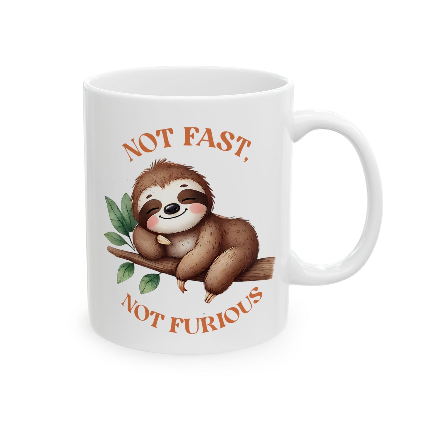 🐾 Ni rápido ni furioso: divertida taza de café con perezoso para almas relajadas 🦥