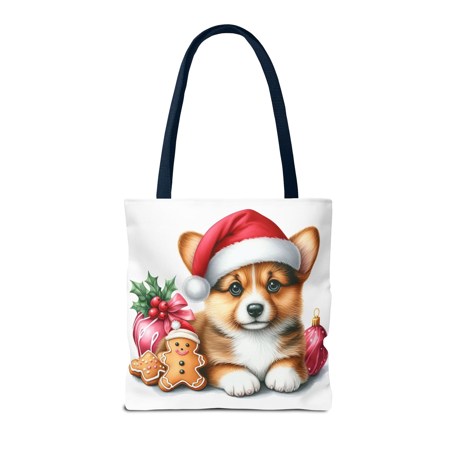 🎄 Corgi Christmas Cookie Tote – Sweet Holiday Charm for Dog Lovers 🐾