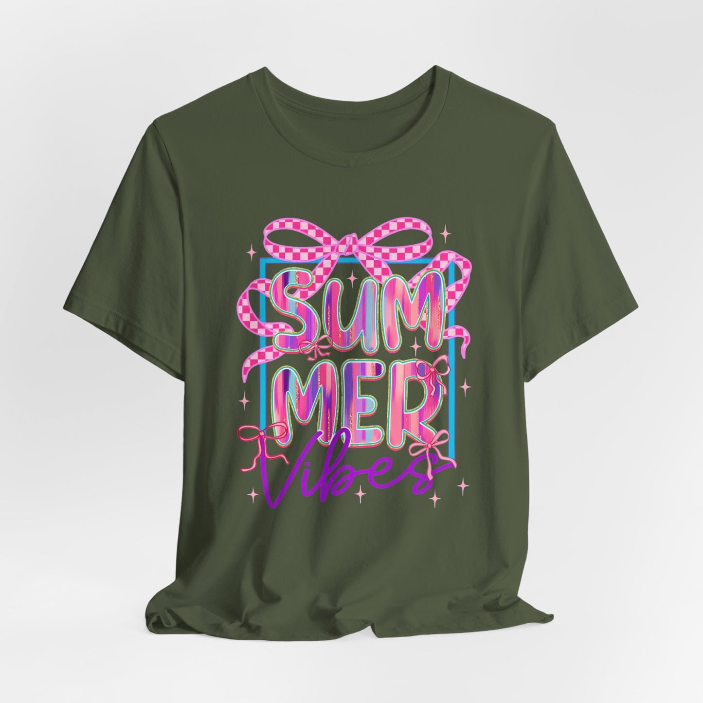 ☀️ Camiseta Summer Vibes: una camiseta gráfica bonita y cómoda para días de playa, barbacoas y vacaciones.