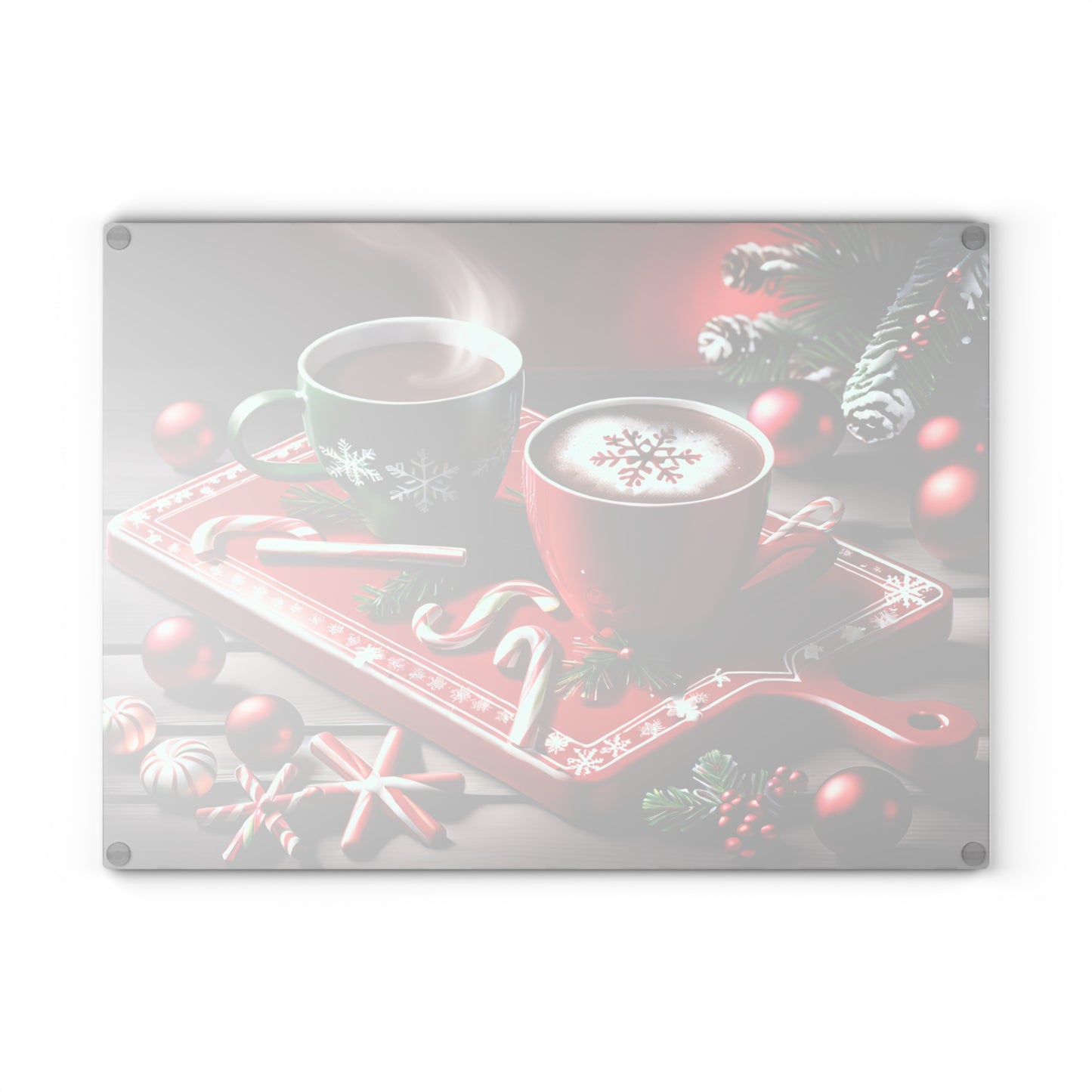 🎄 Holiday Cocoa Cutting Board – Festive Cheer for Your Holiday Table