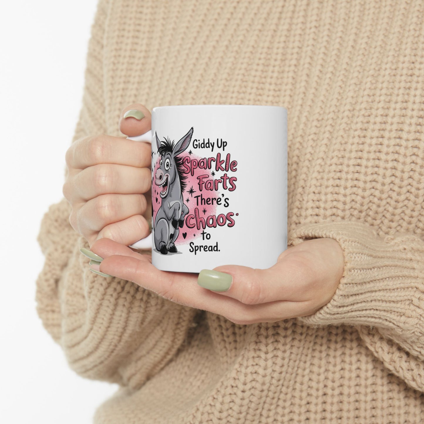🦙 "¡Arriba, Pedos Brillantes!" – ¡Divertida taza de burro para amantes de los animales y del humor! 💫