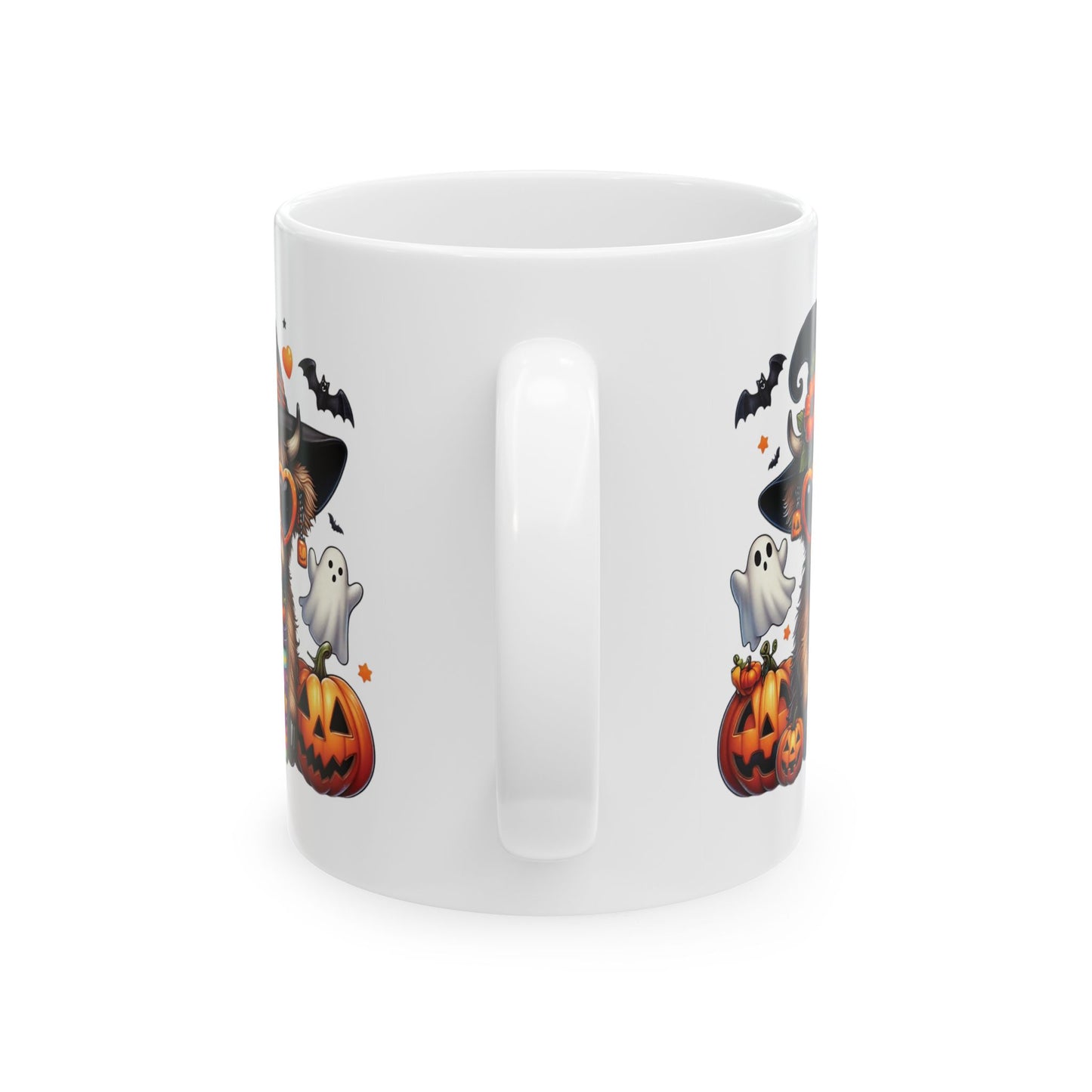 🎃 Highland Cow Halloween Mug – Spooky & Sweet Fall Sips 👻