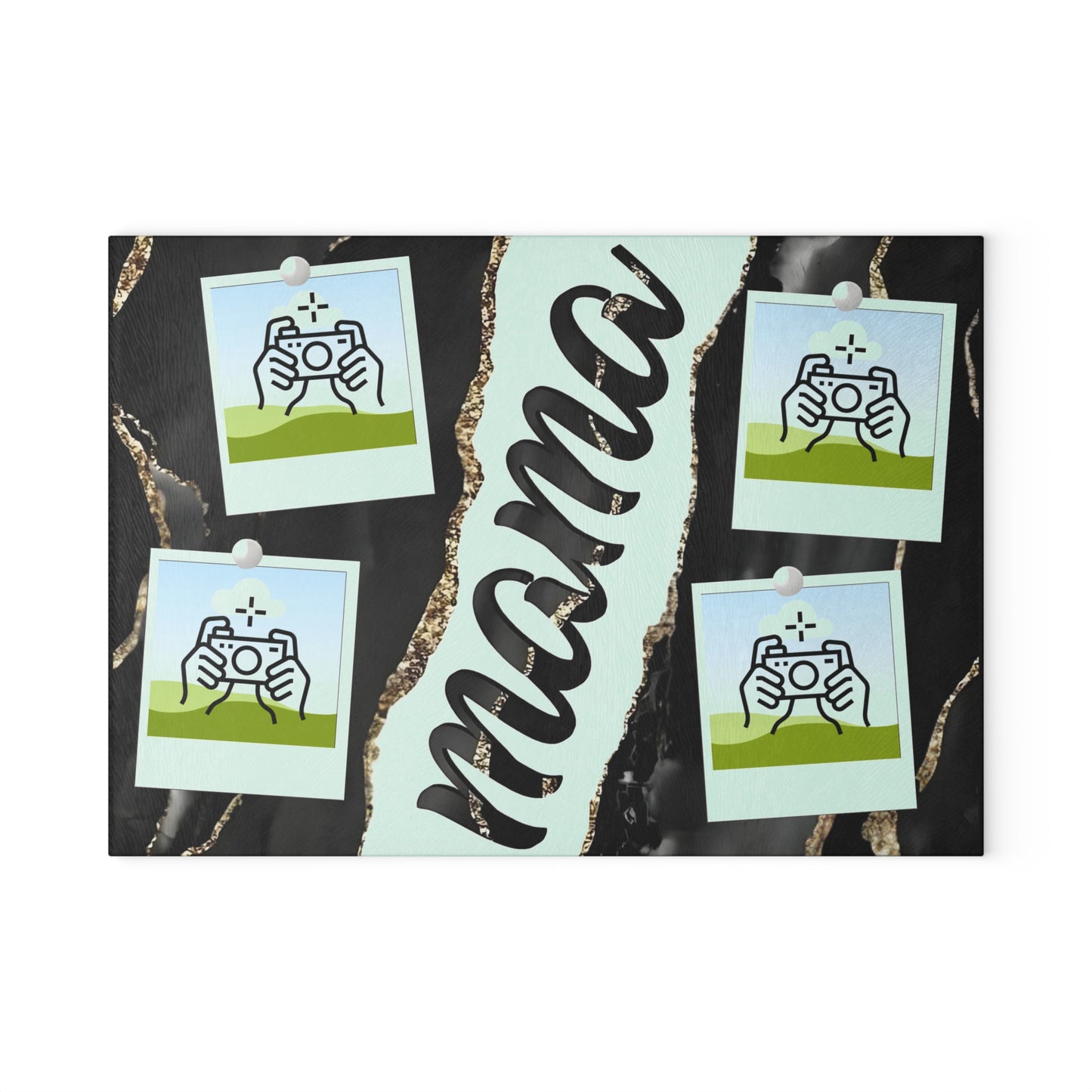 Tabla de cortar con foto de mamá personalizada: un elegante recuerdo para el corazón del hogar