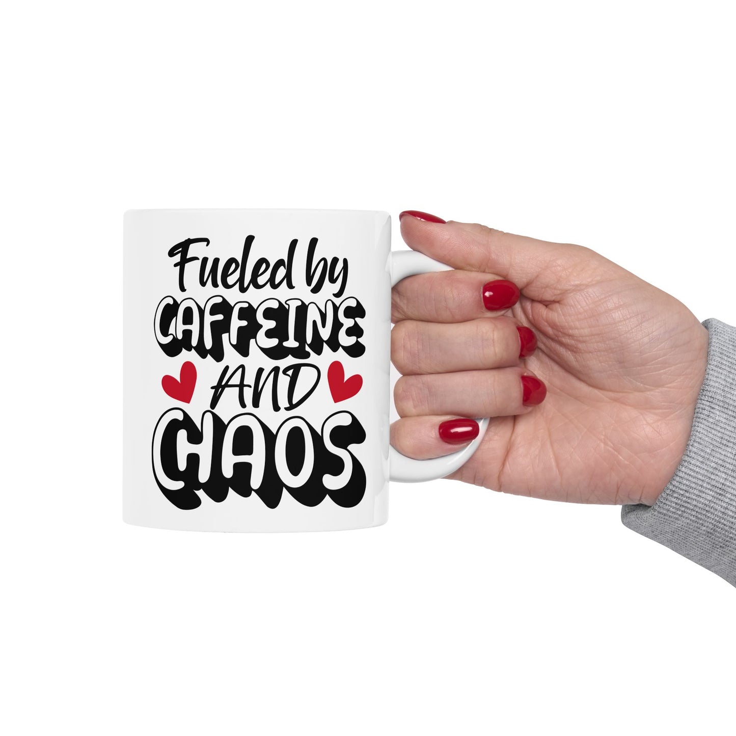 ☕ Impulsada por la cafeína y el caos: una divertida taza para amantes del café y almas ocupadas 💥