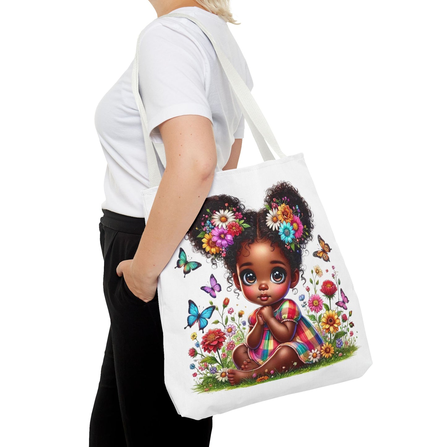 🌸 Niña de las Flores – Bolso de mano adorable y colorido para todas las edades 🌼