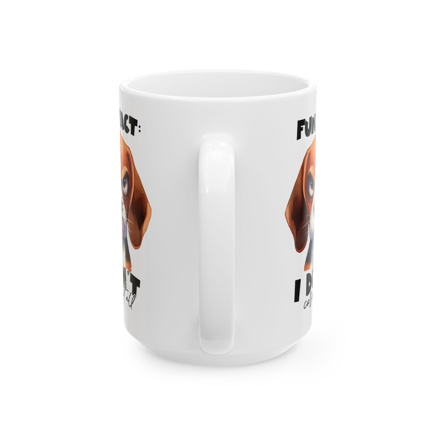 Dato curioso: No me importa nada – Taza atrevida para amantes sarcásticos de los animales