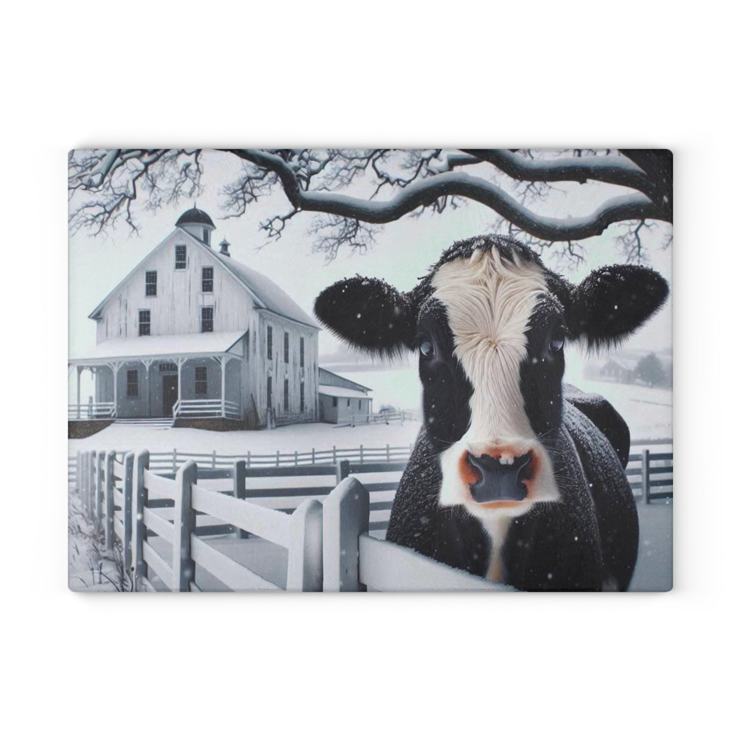 Tabla de cortar de vaca lechera, decoración de granja, regalos de boda, rancho de vacas, regalos de granja, vaca en blanco y negro, decoración de granja