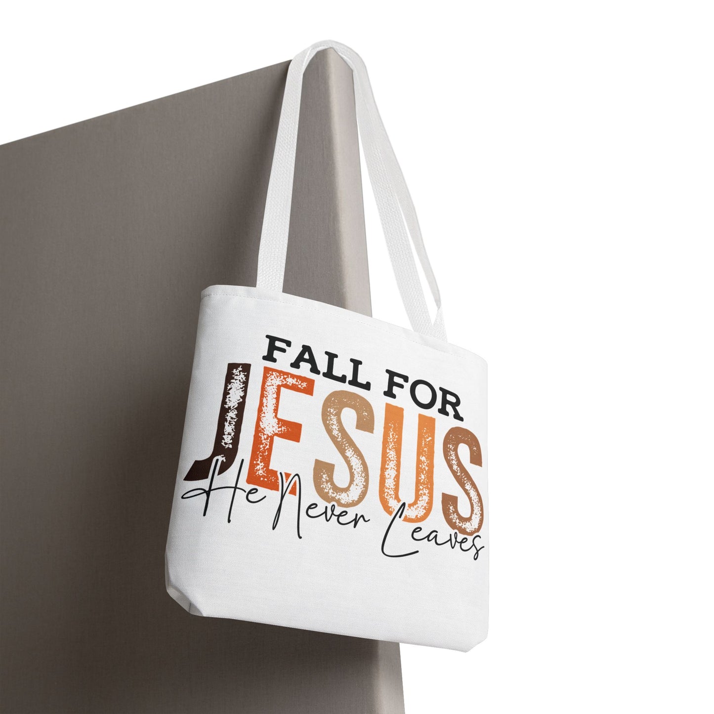 🙏 Fall for Jesus Tote Bag – Faith, Style & Autumn Charm 🍂👜
