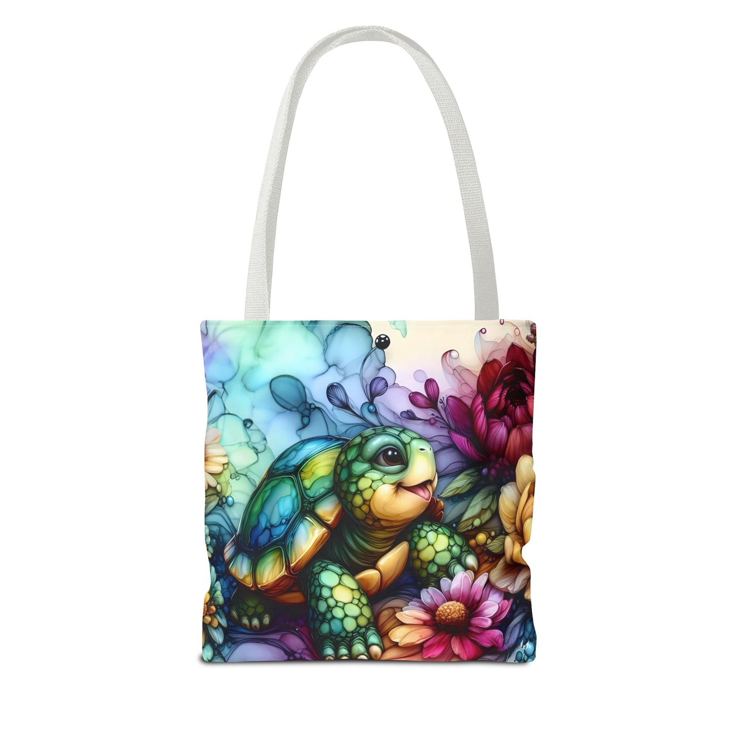 Bolsa de mano - Diseño de tortugas coloridas