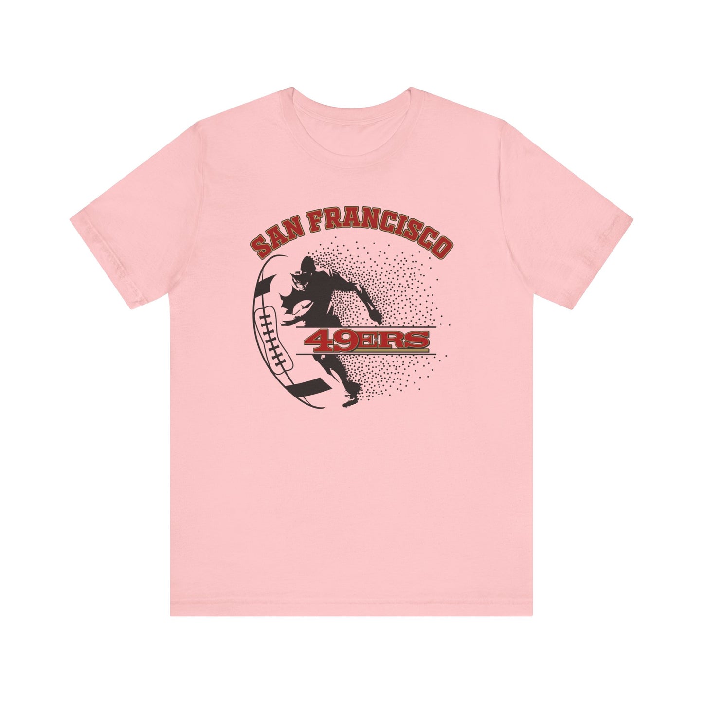 ๐ฅ Bold Red & Black Jersey Graphic Tee โ Vintage Vibes for Every Fan ๐ฏ