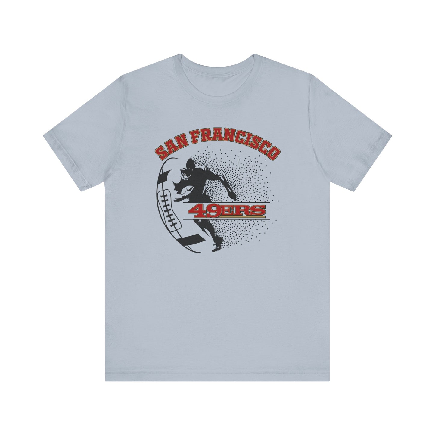 ๐ฅ Bold Red & Black Jersey Graphic Tee โ Vintage Vibes for Every Fan ๐ฏ