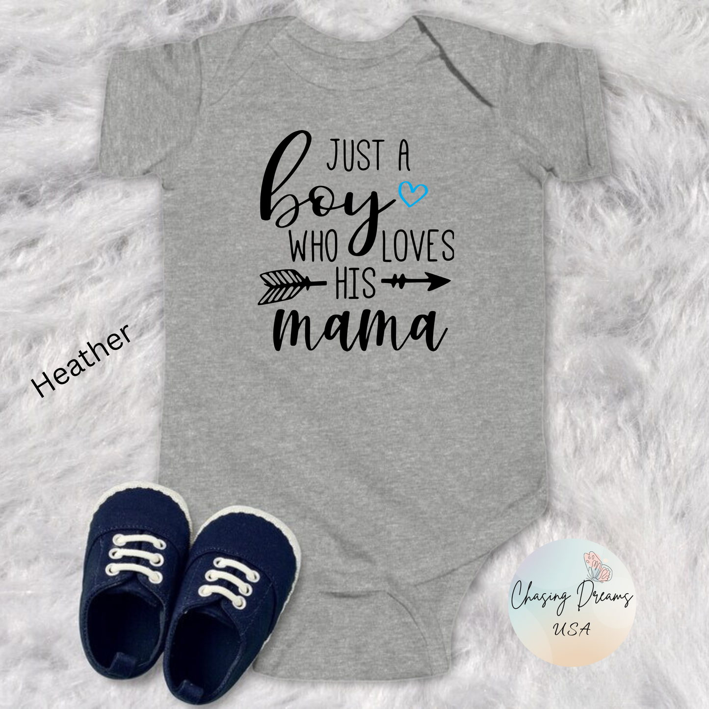 Body para bebé "Solo un niño que ama a su mamá" | Opción orgánica disponible
