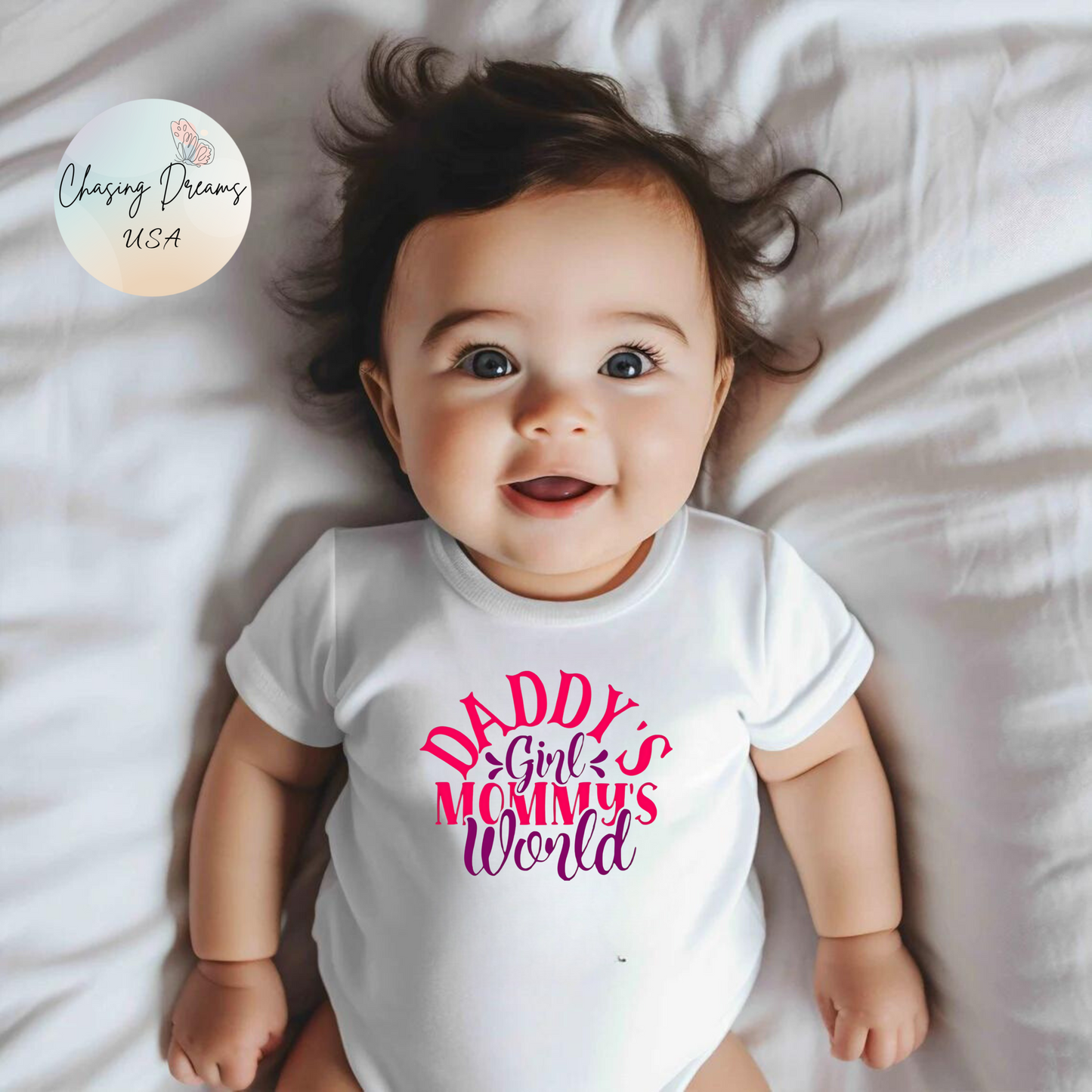 Body de bebé de Papá y Mamá | Adorable body para niña | Disponible en versión orgánica