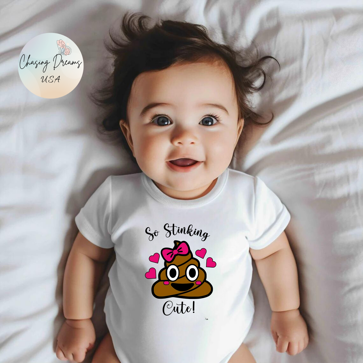 Mono de bebé adorable: mono divertido con emojis para niñas