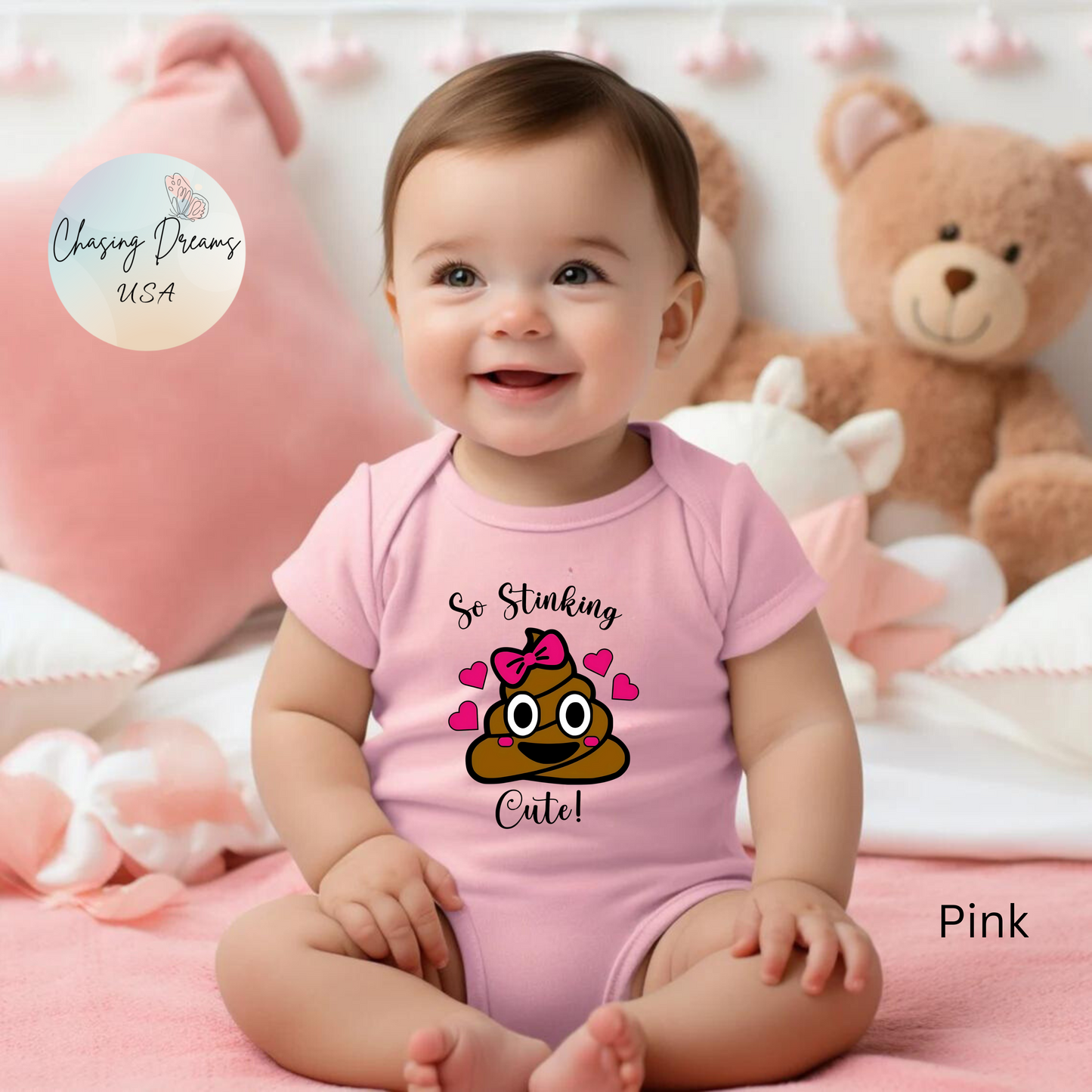 Mono de bebé adorable: mono divertido con emojis para niñas