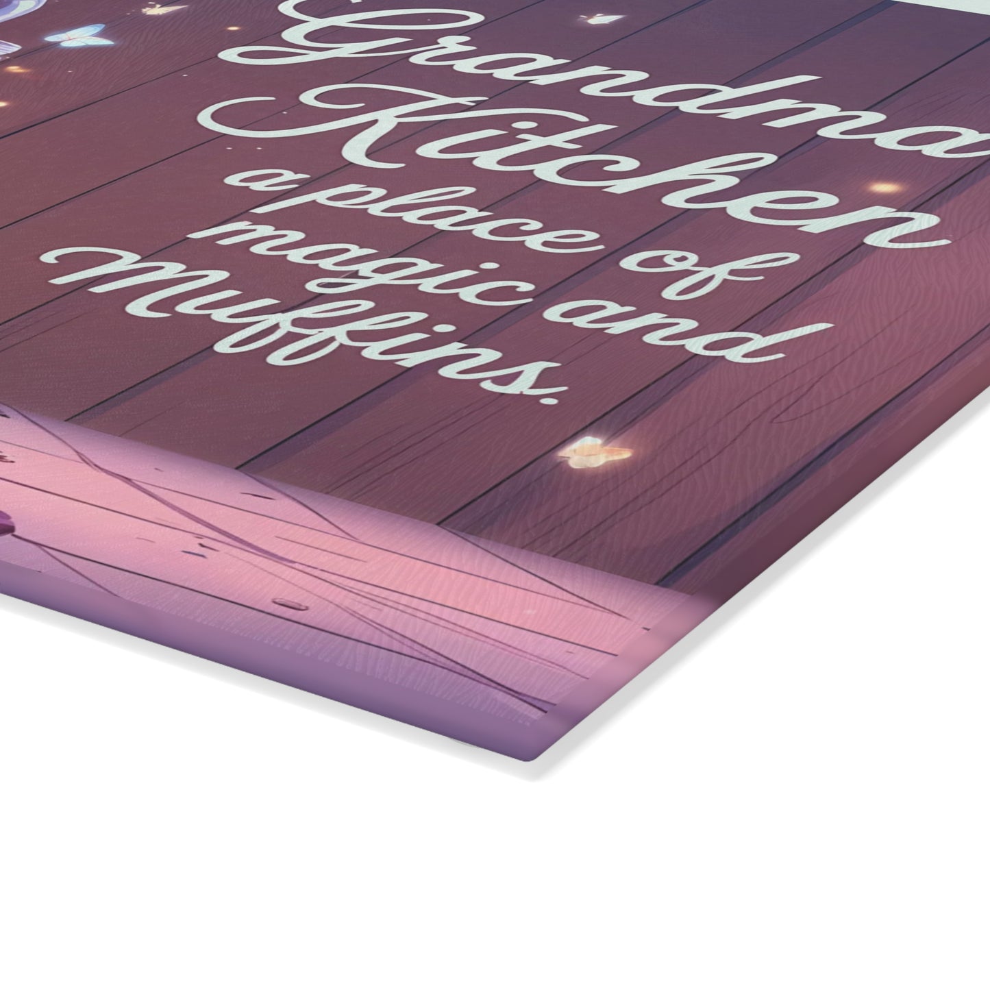 🧁 Grandma’s Kitchen Cutting Board – A Place of Magic and Muffins