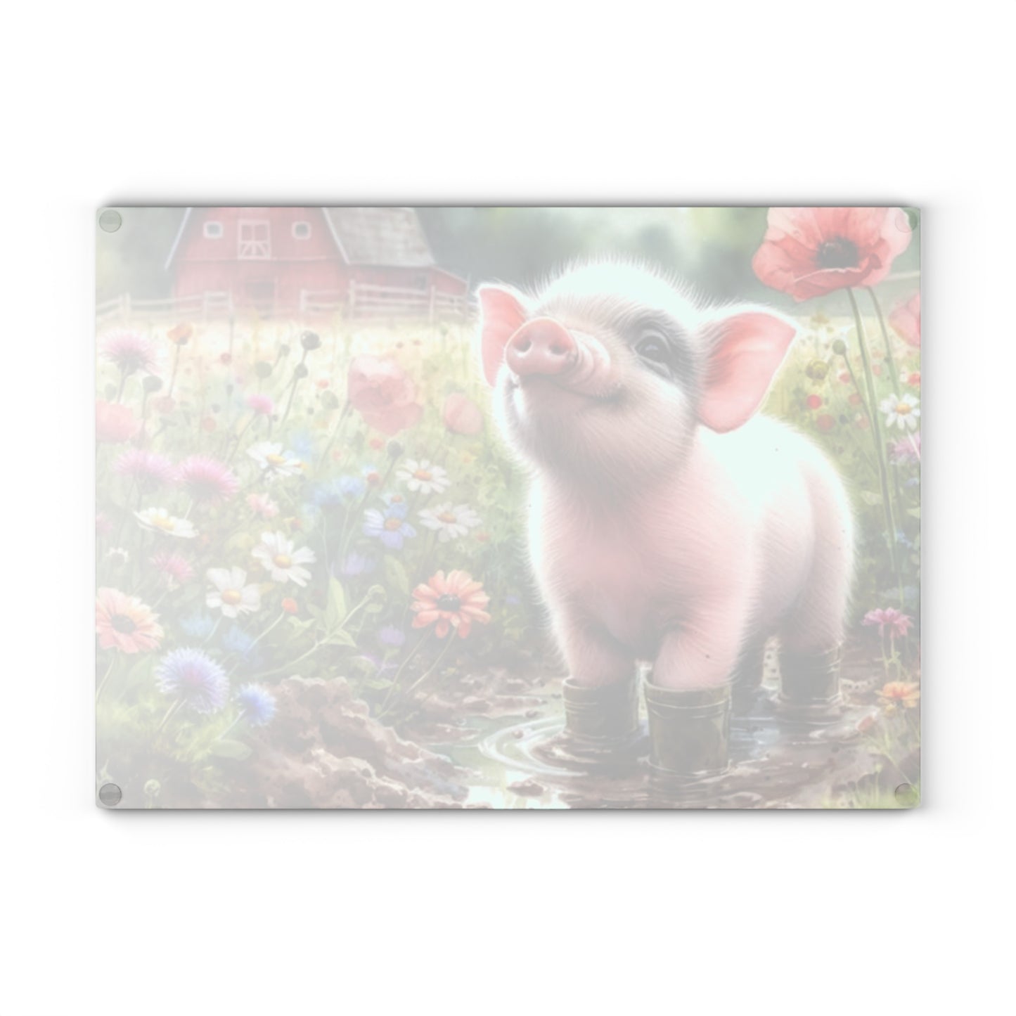 🐷 Farm Piglet Cutting Board – Country Charm for Your Kitchen 🐷