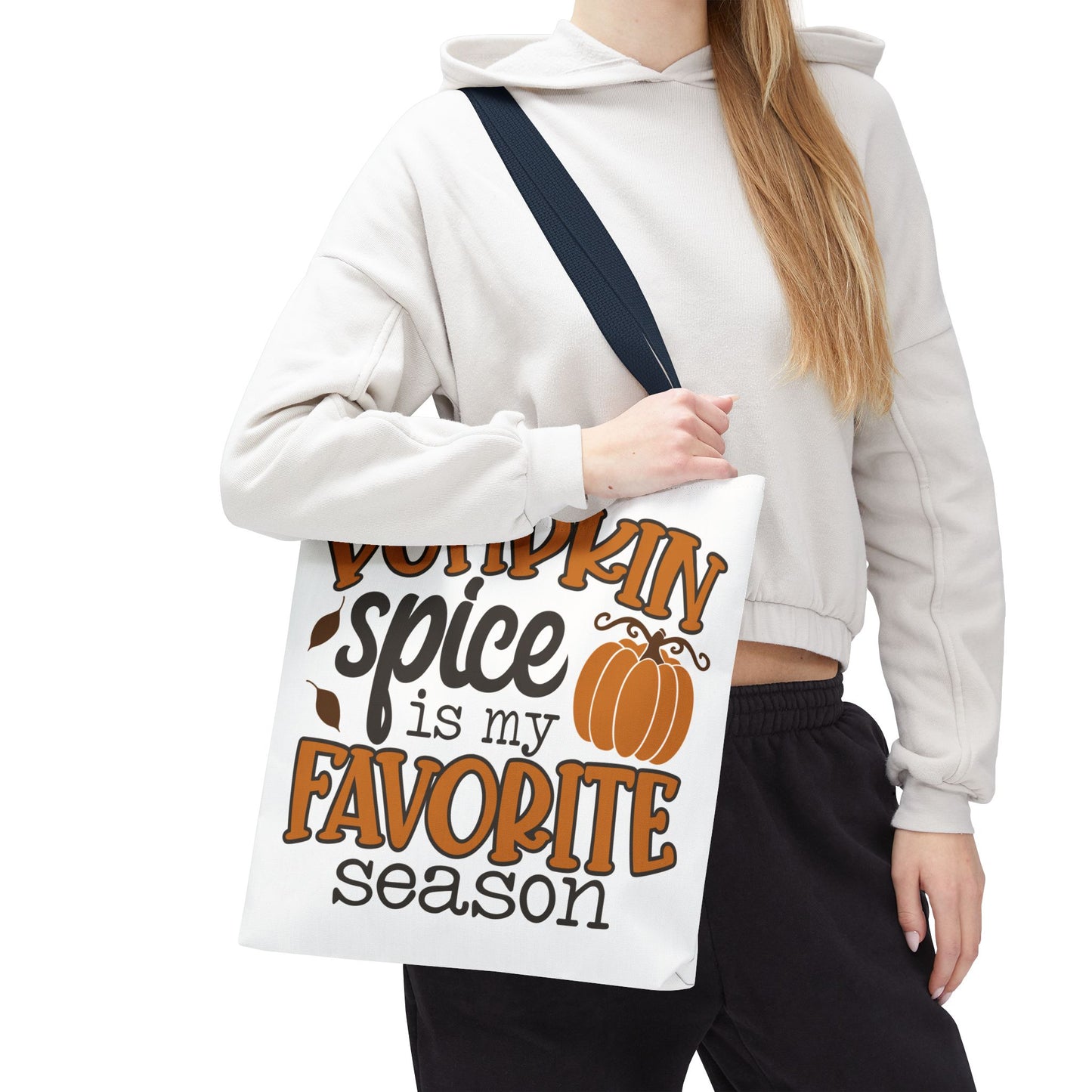 ๐ Pumpkin Spice Is My Favorite Season Tote Bag โ Fall Vibes You Can Carry ๐๐