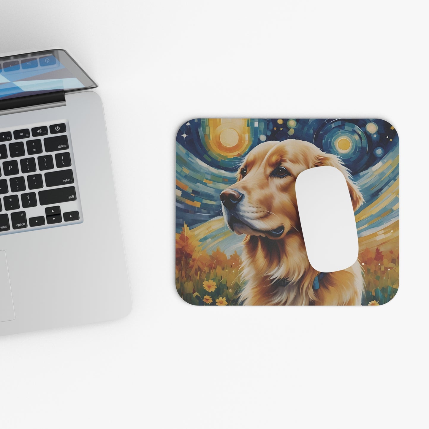 Alfombrilla de ratón Golden Retriever: la fiel compañera de tu escritorio