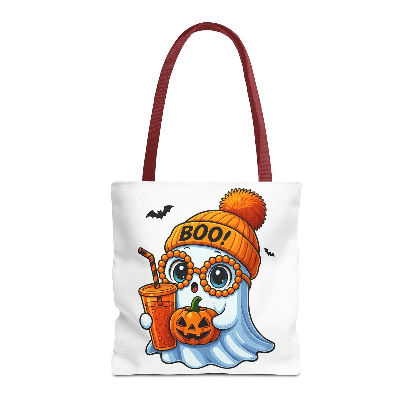 ๐ป Boo-tiful Ghost Tote Bag โ Spooky Cute Halloween Vibes ๐๐