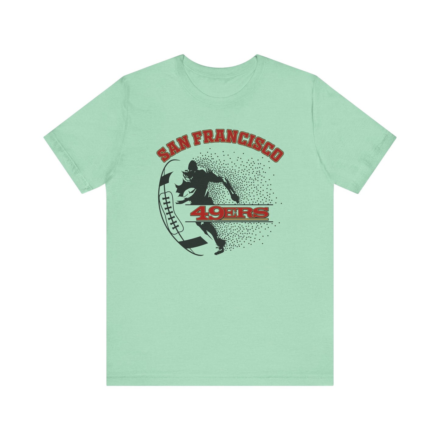 ๐ฅ Bold Red & Black Jersey Graphic Tee โ Vintage Vibes for Every Fan ๐ฏ
