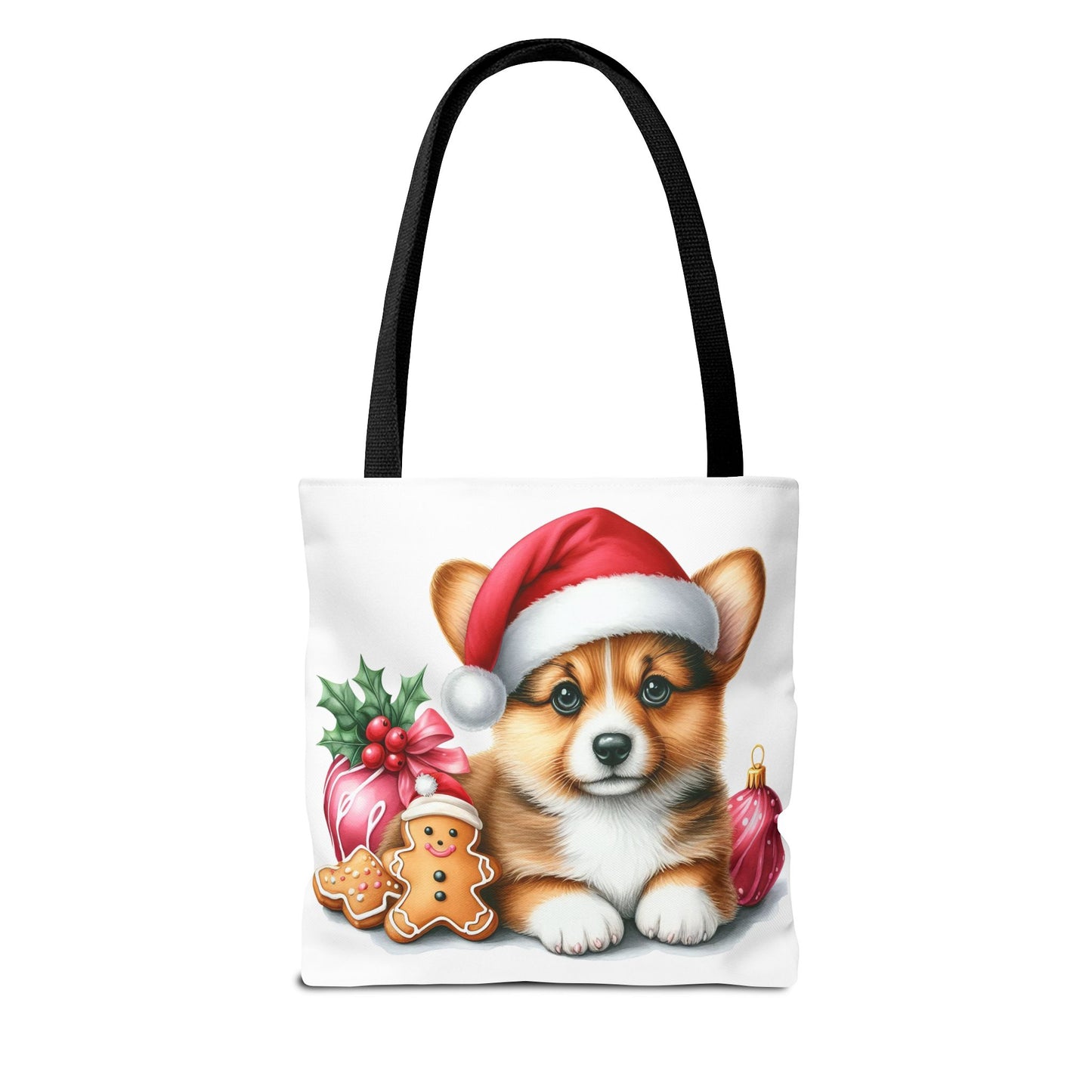🎄 Corgi Christmas Cookie Tote – Sweet Holiday Charm for Dog Lovers 🐾