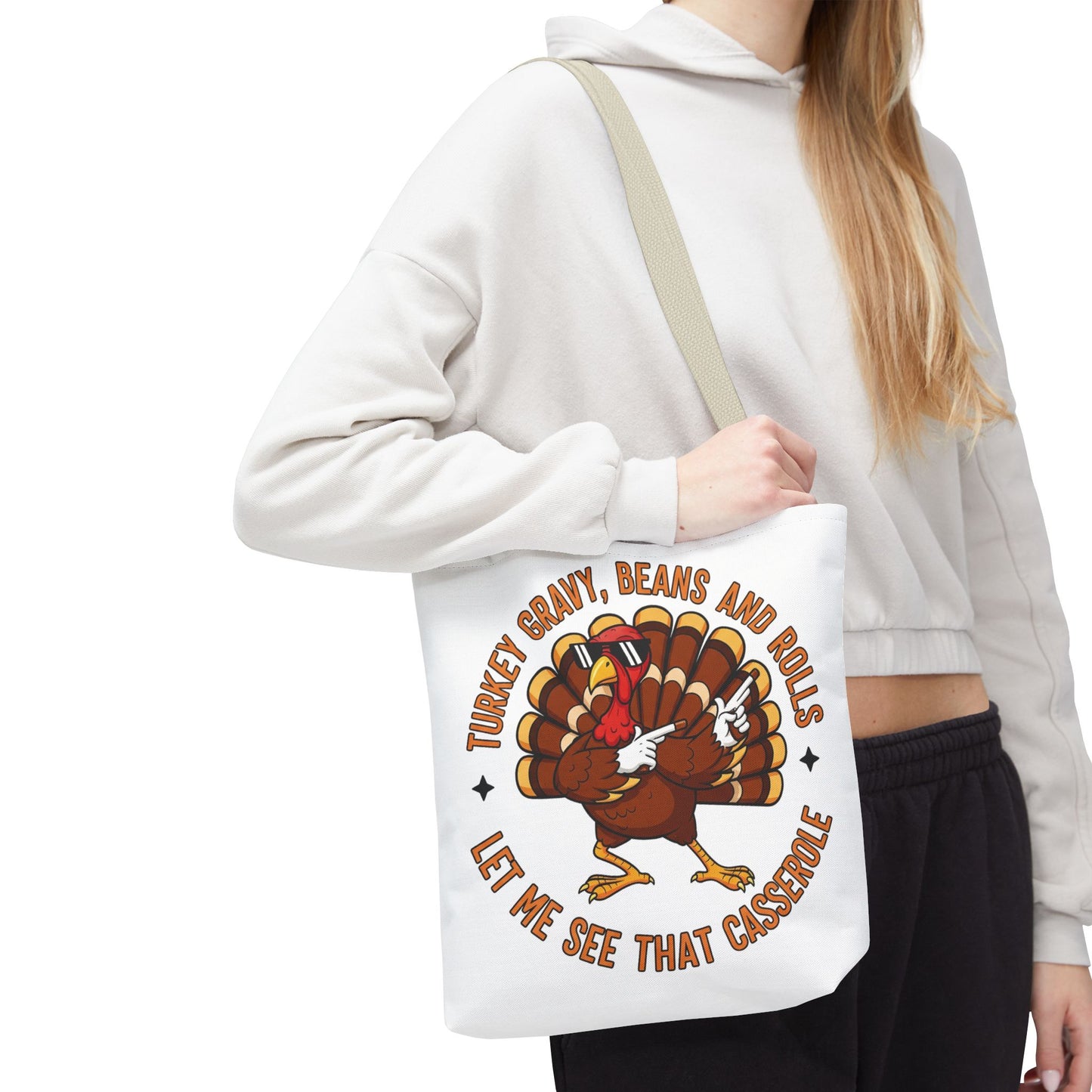 🦃 Thanksgiving Turkey Tote Bag – Let Me See That Casserole Style 🍠🎶