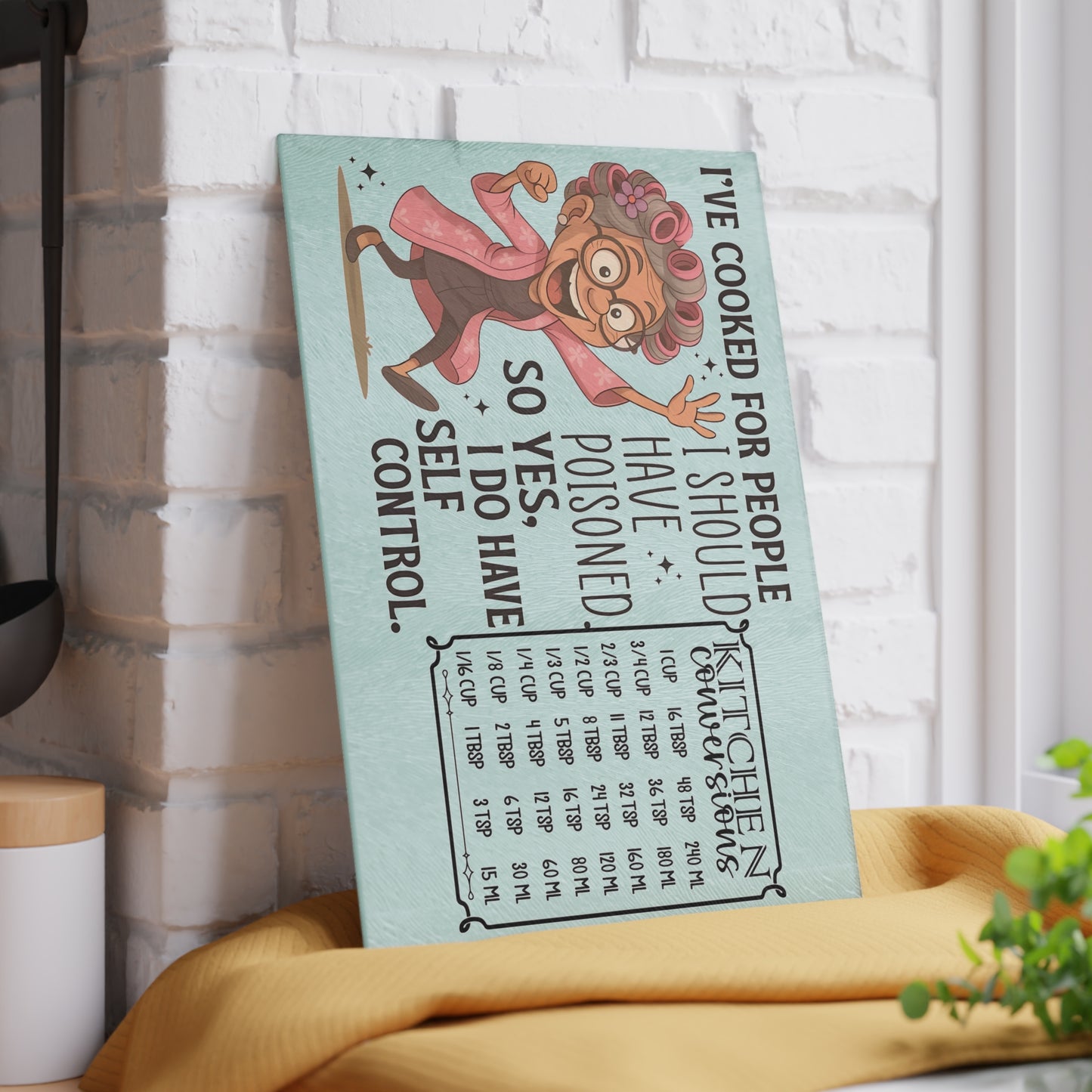 š āIāve Cooked for People I Should Have Poisonedā Glass Cutting Board ā Sassy Humor with a Helpful Twist!