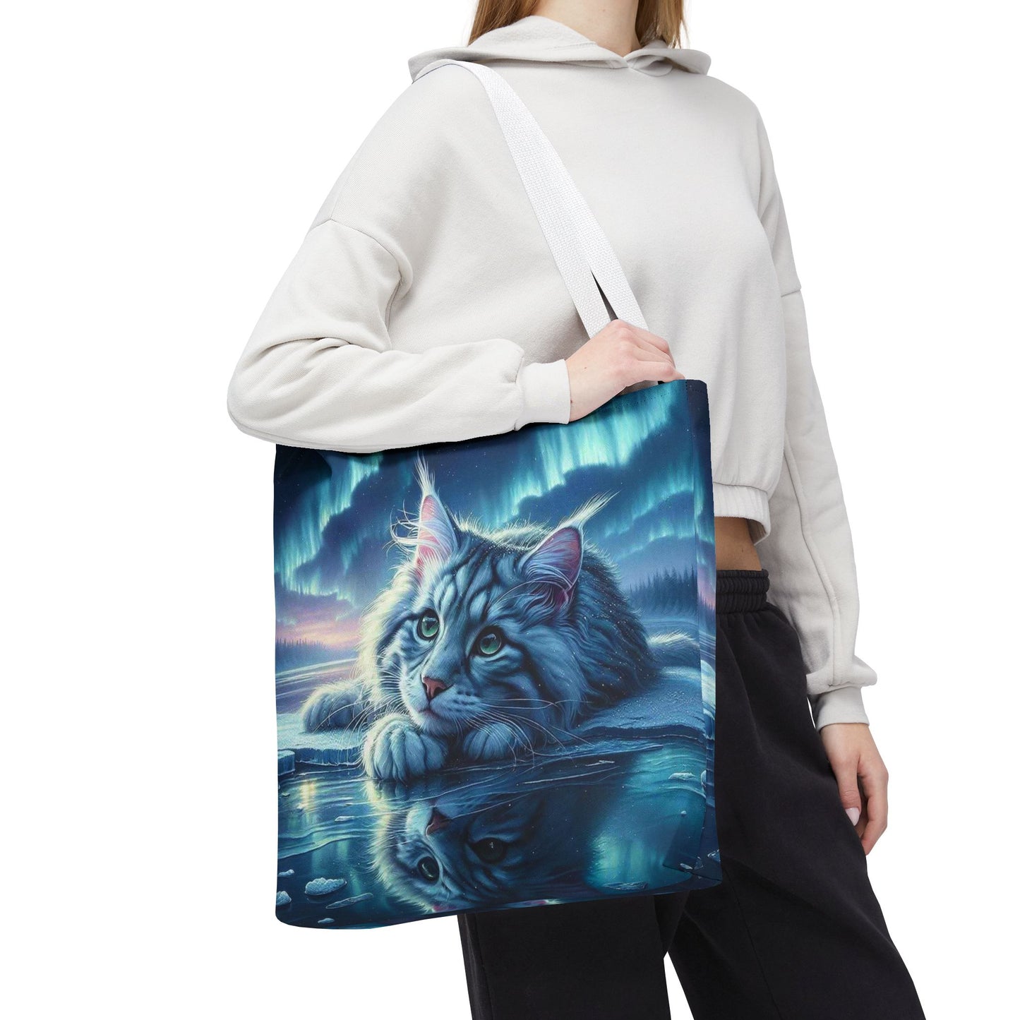 Bolso de mano Majestic Maine Coon Cat: duradero, elegante y reutilizable, ideal para amantes de los gatos, dueños de mascotas, para ir de compras, leer libros y para uso diario.