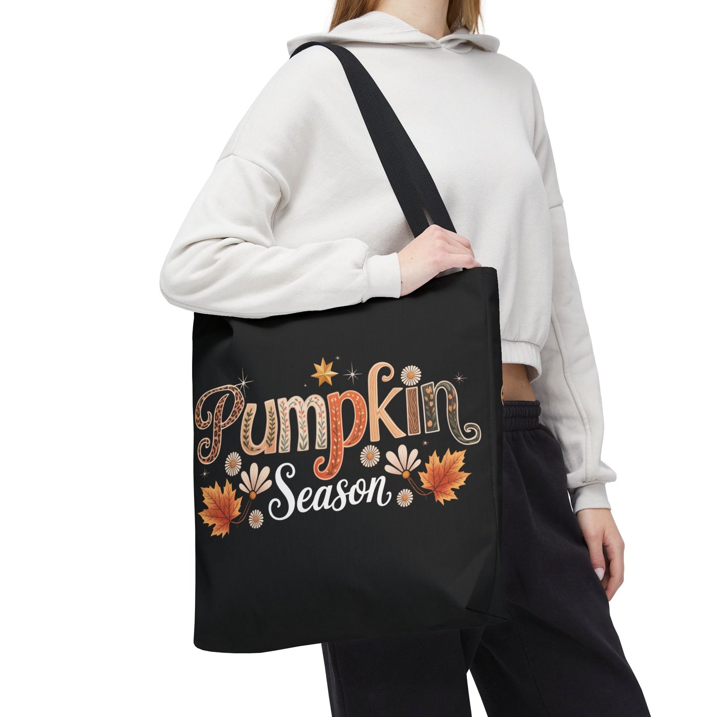 ๐ Pumpkin Season Tote Bag โ Autumn Vibes You Can Carry ๐๐