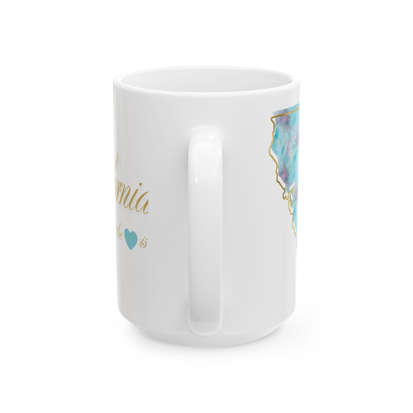 ☕ Home is Where the ❤️ Is – California Mug – Golden State Morning Bliss 🌅