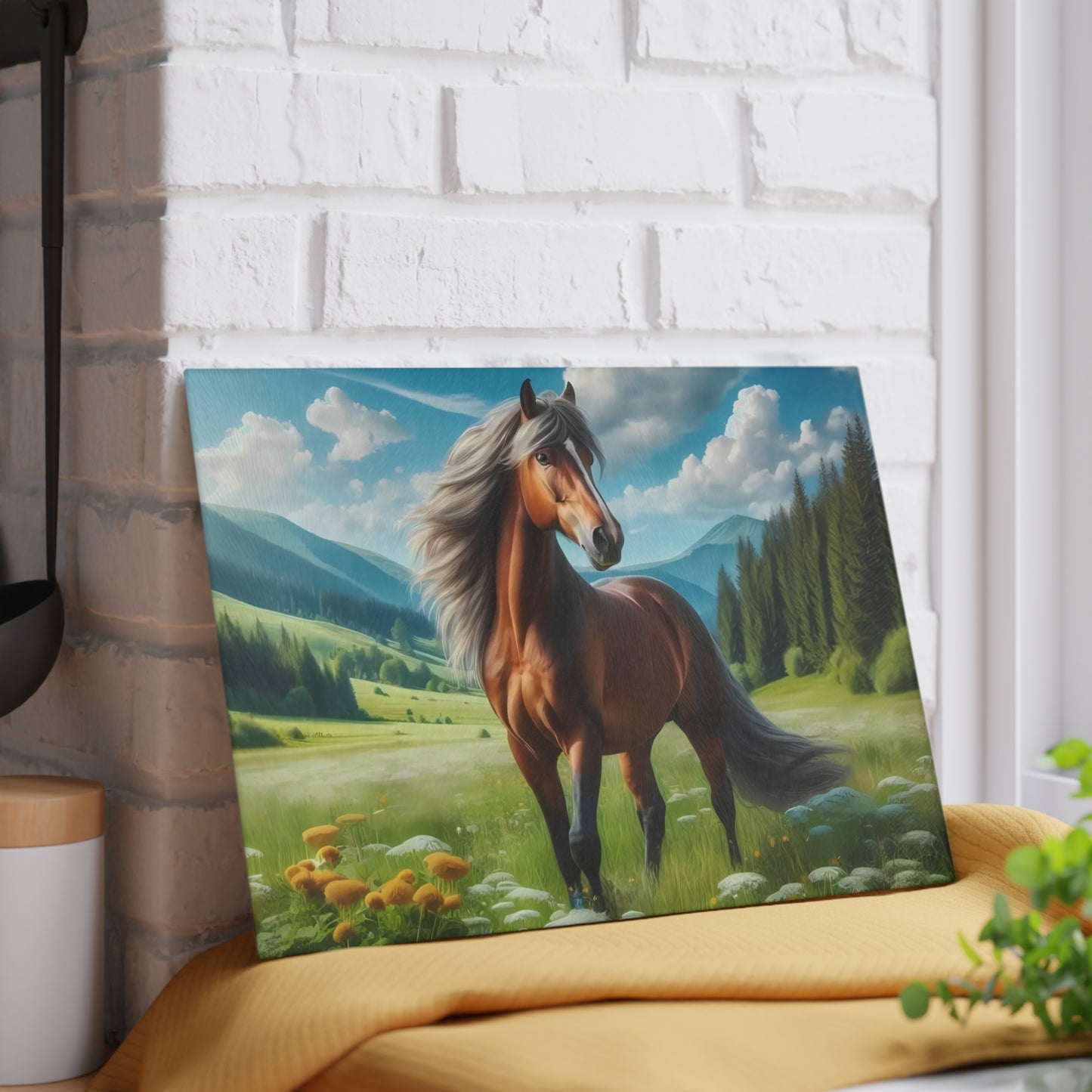Horse cutting board, Farmhouse kitchen decor, Equestrian gift, Rustic kitchen gift, Horse lover decor, Charcuterie Board, unique accessory