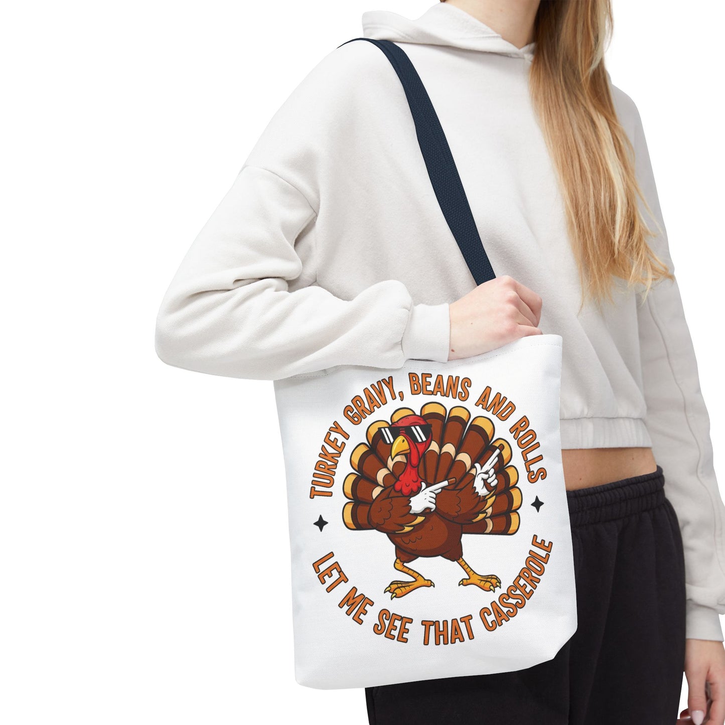 🦃 Thanksgiving Turkey Tote Bag – Let Me See That Casserole Style 🍠🎶