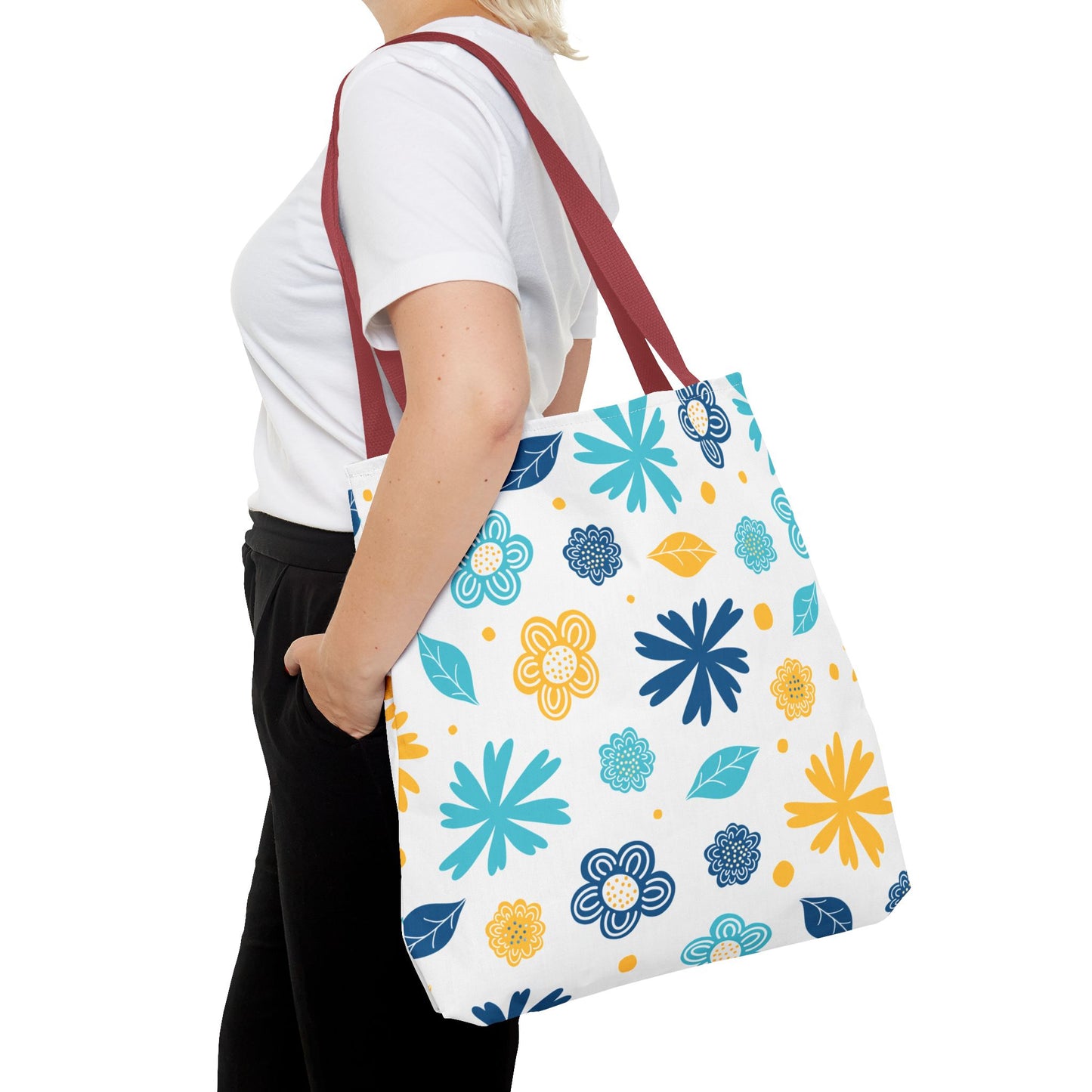 🌸 Elegante bolso tote floral: un accesorio chic y versátil para el día a día 🌿