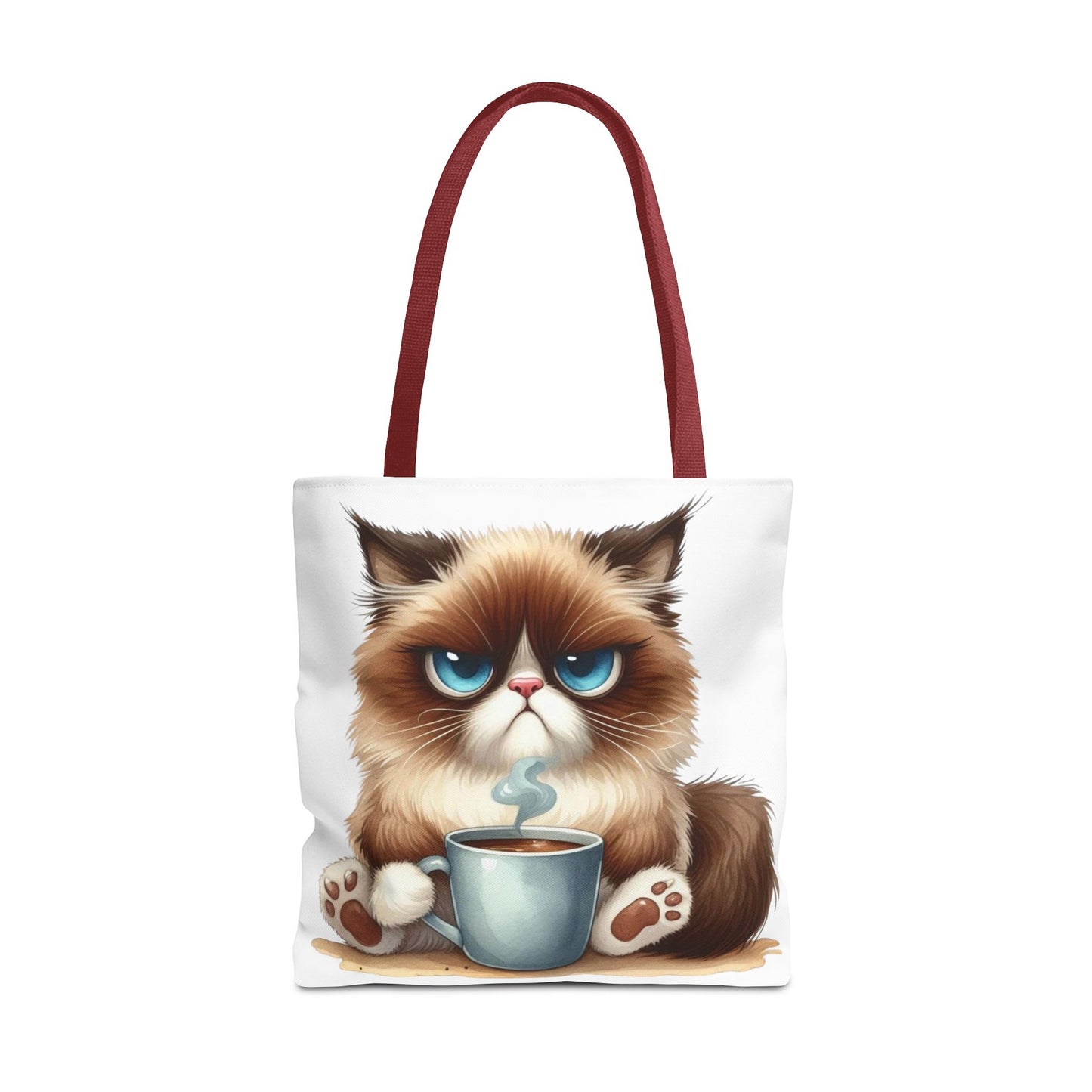 Bolsa de mano personalizada de Grumpy Cat con nombre personalizado: regalo divertido y sarcástico para amantes de los gatos. Bolsa única y práctica para uso diario. Bolsa de mano de Grumpy Cat: perfecta para amantes de los gatos y almas sarcásticas.