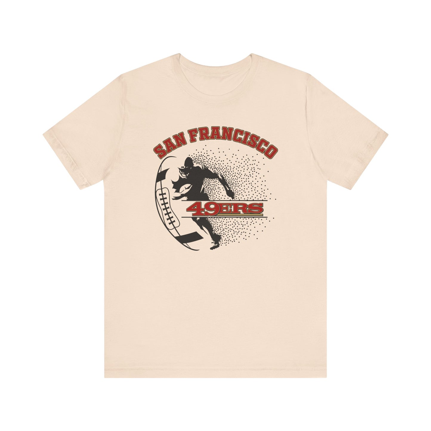 ๐ฅ Bold Red & Black Jersey Graphic Tee โ Vintage Vibes for Every Fan ๐ฏ