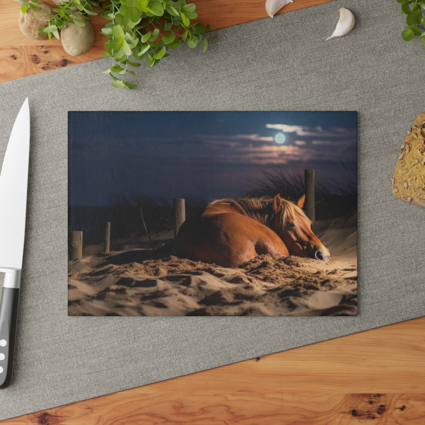 Horse Cutting Board, Horse Kitchen Decor, Horse Chef Gifts, Horse Lovers Gift, Farmhouse Style, Cutting Board Gift, Kitchen Accessories