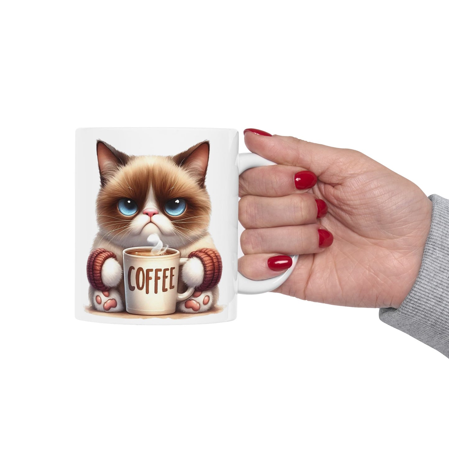 Regalo para amantes de los gatos, tazas personalizadas, taza de gato gruñón, regalo divertido para amantes de los gatos, taza sarcástica para mascotas, regalo humorístico para dueños de gatos, taza personalizada, regalos para gatos