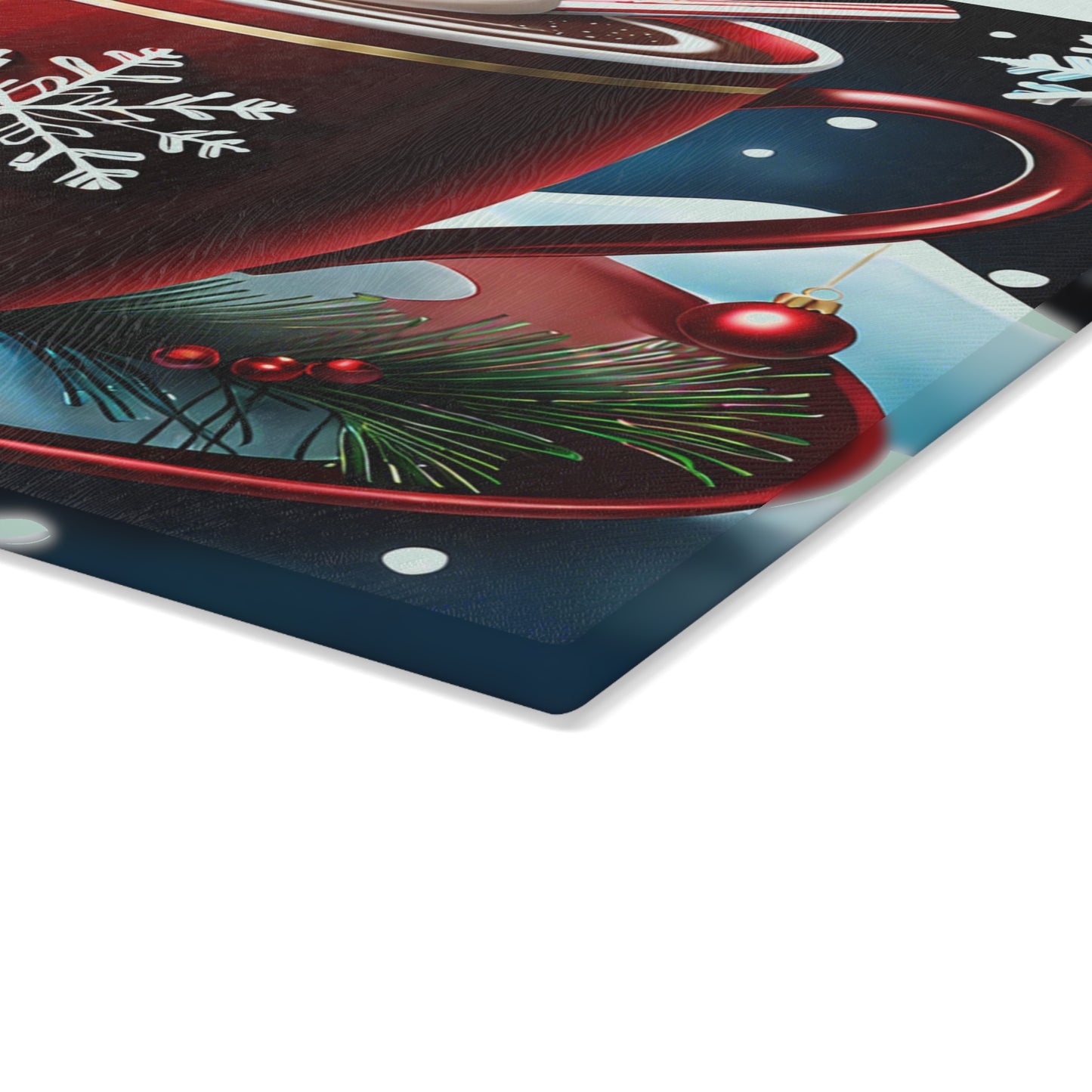 🎄 Holiday Cocoa Cutting Board – Festive Cheer for Your Holiday Table