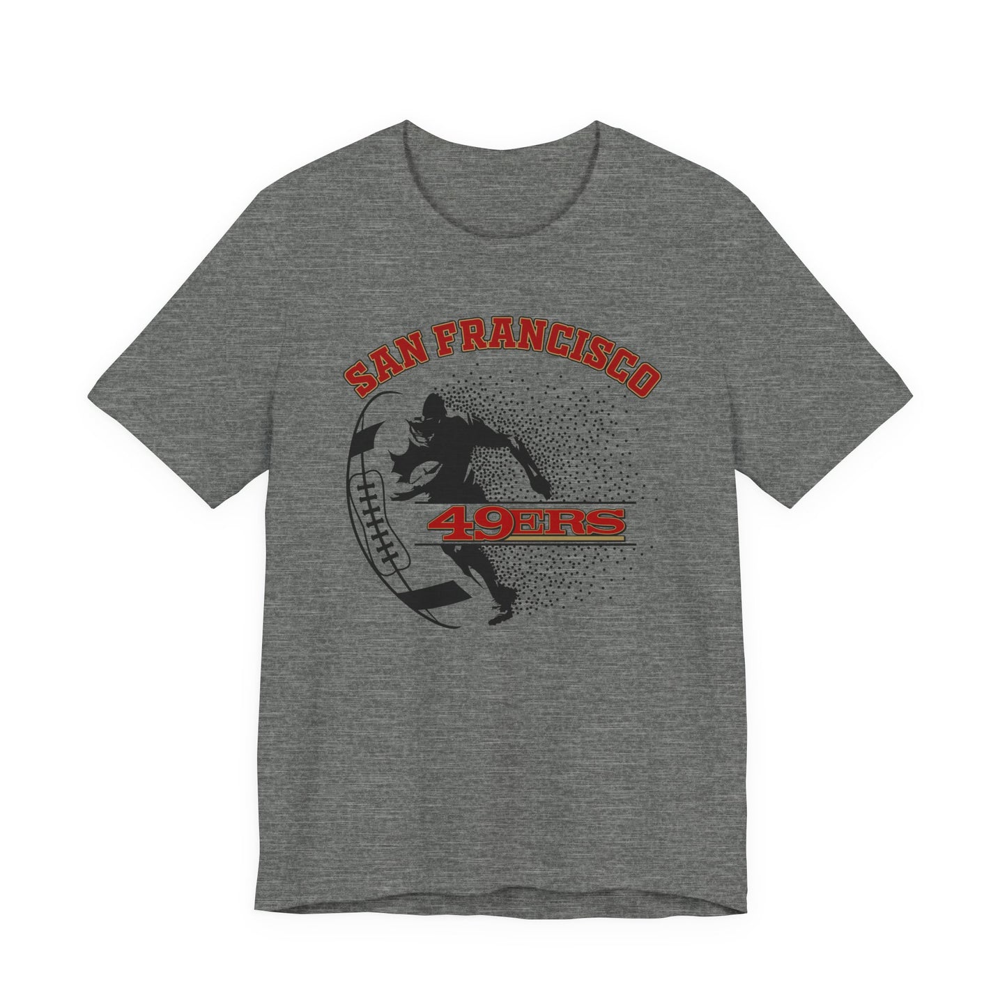 ๐ฅ Bold Red & Black Jersey Graphic Tee โ Vintage Vibes for Every Fan ๐ฏ