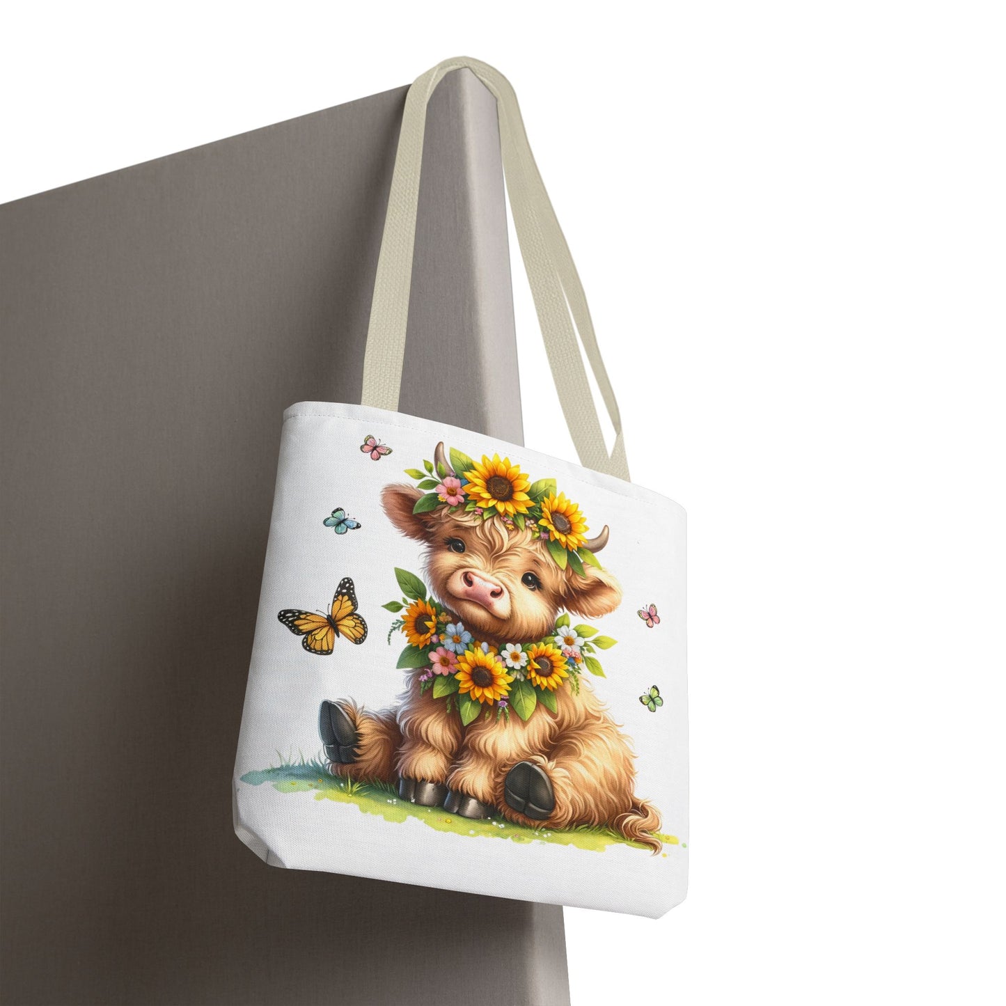 Bolsa de mano de vaca de las Tierras Altas, diseño de vaca bonito y elegante para amantes de los animales, perfecta para ir de compras, uso diario, regalo para entusiastas de las vacas y granjeros.
