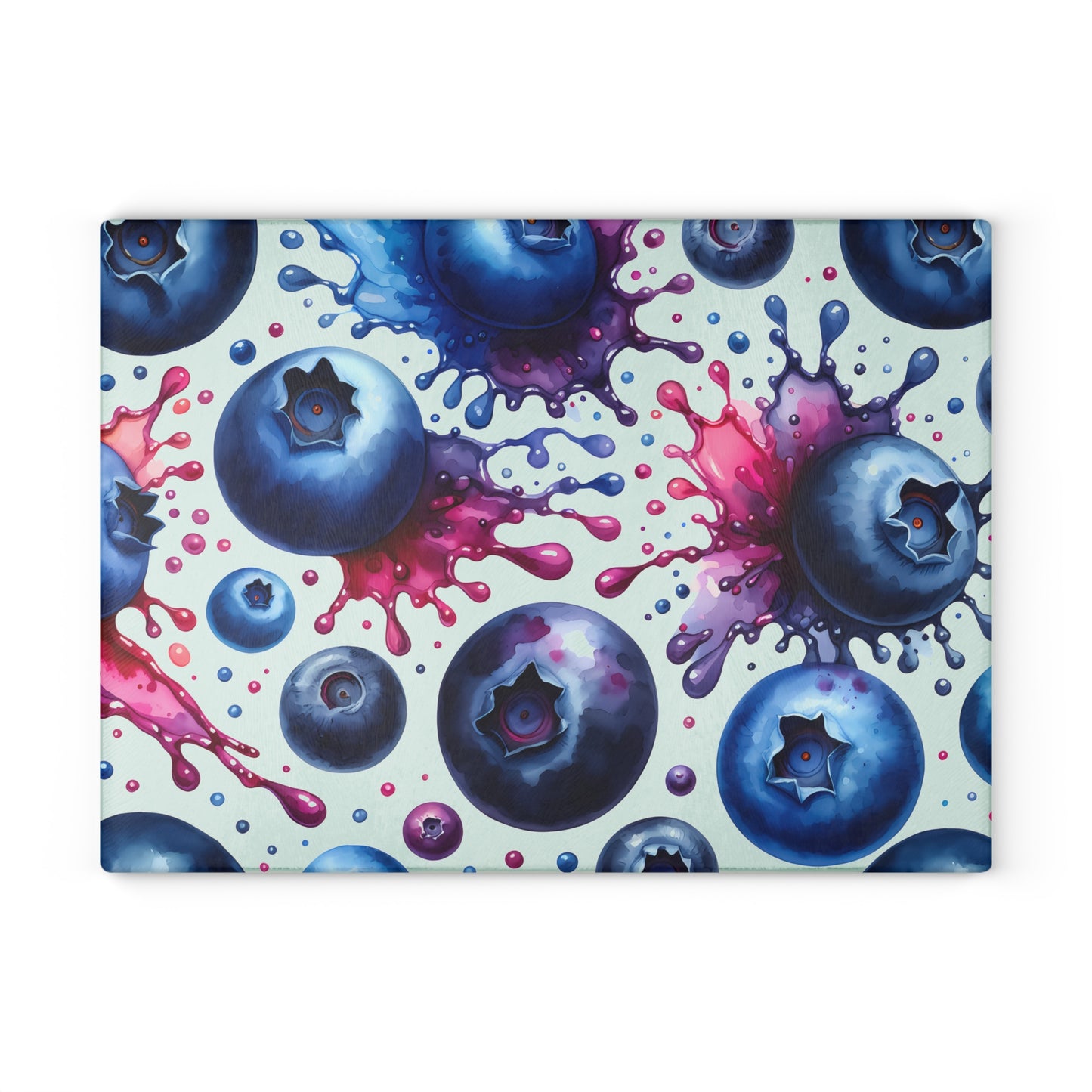 🫐 Blueberry Splash Cutting Board – Bursting with Juicy Color for Your Kitchen