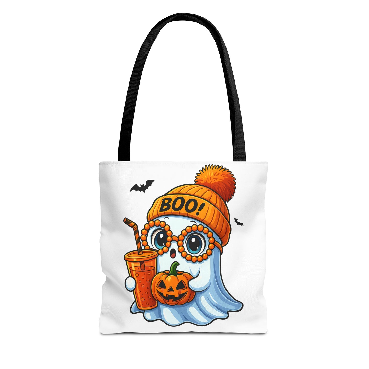 ๐ป Boo-tiful Ghost Tote Bag โ Spooky Cute Halloween Vibes ๐๐