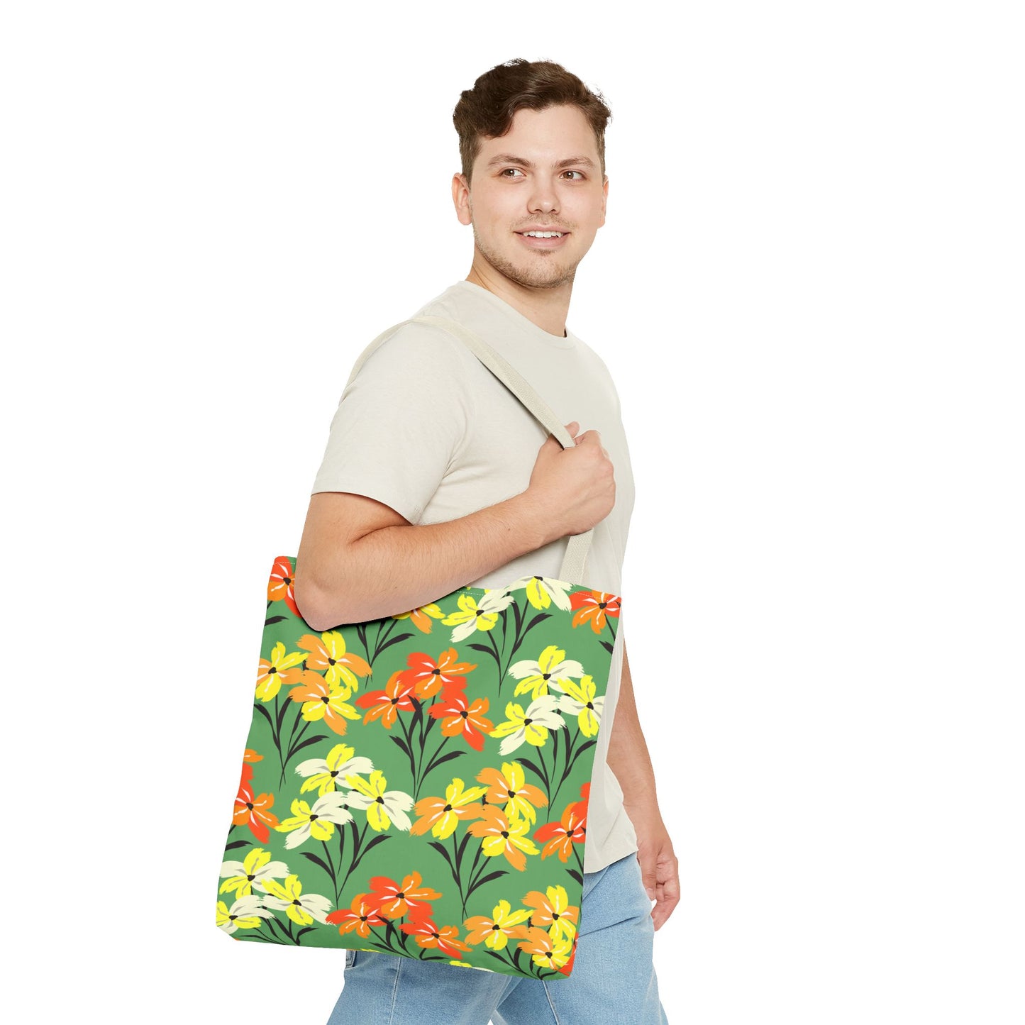 🌸 Elegante bolso tote floral: un accesorio chic y versátil para el día a día 🌿