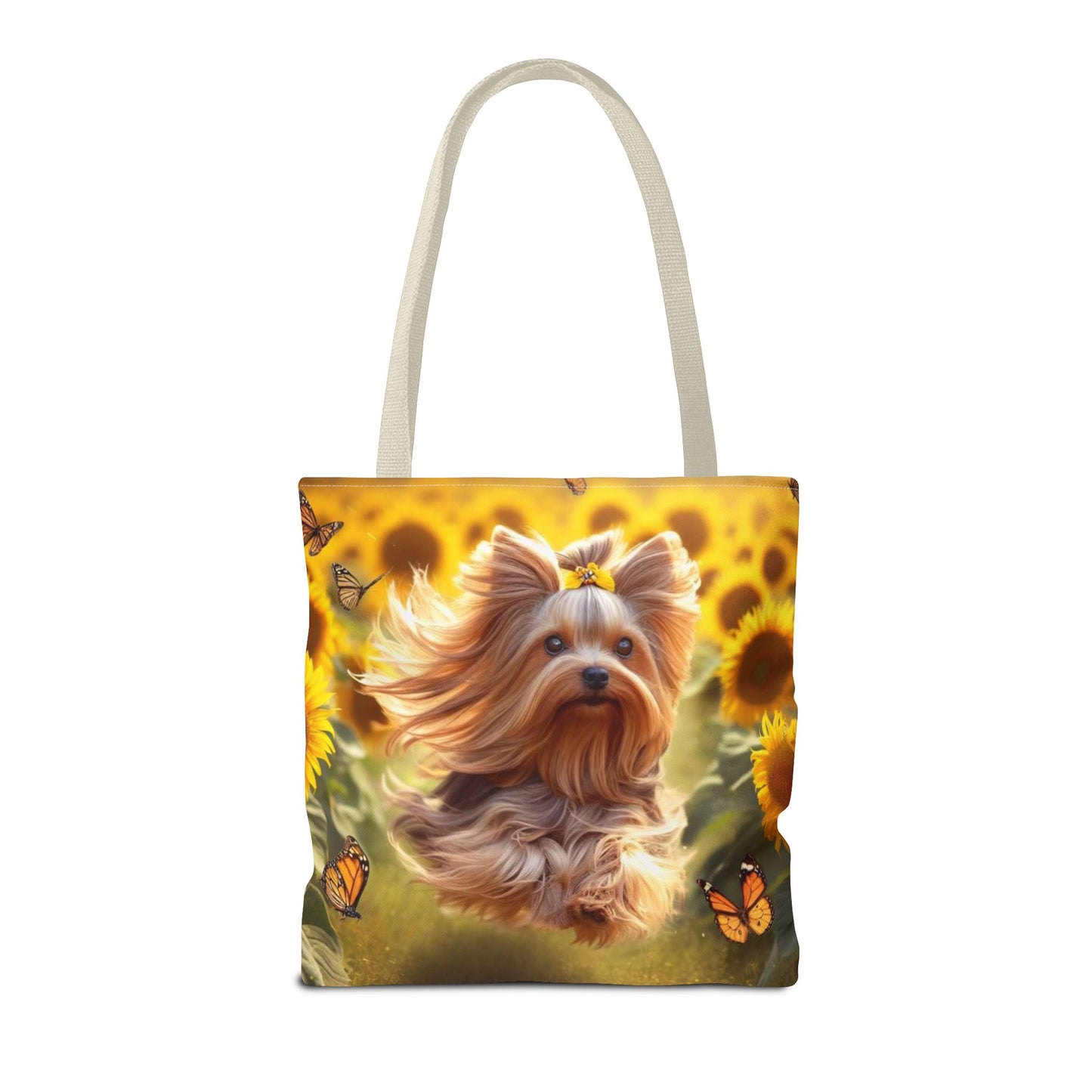 Adorable bolso de mano Yorkie: ¡perfecto para los amantes de los perros en movimiento!
