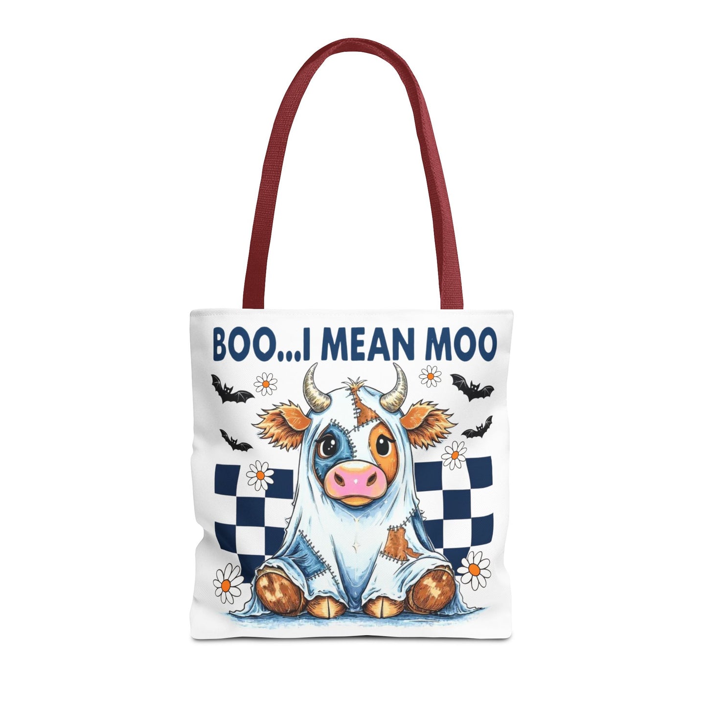 ๐ฎ Boo... I Mean Moo Cow Halloween Tote Bag โ Spooky Cute Farmhouse Fun ๐ป๐