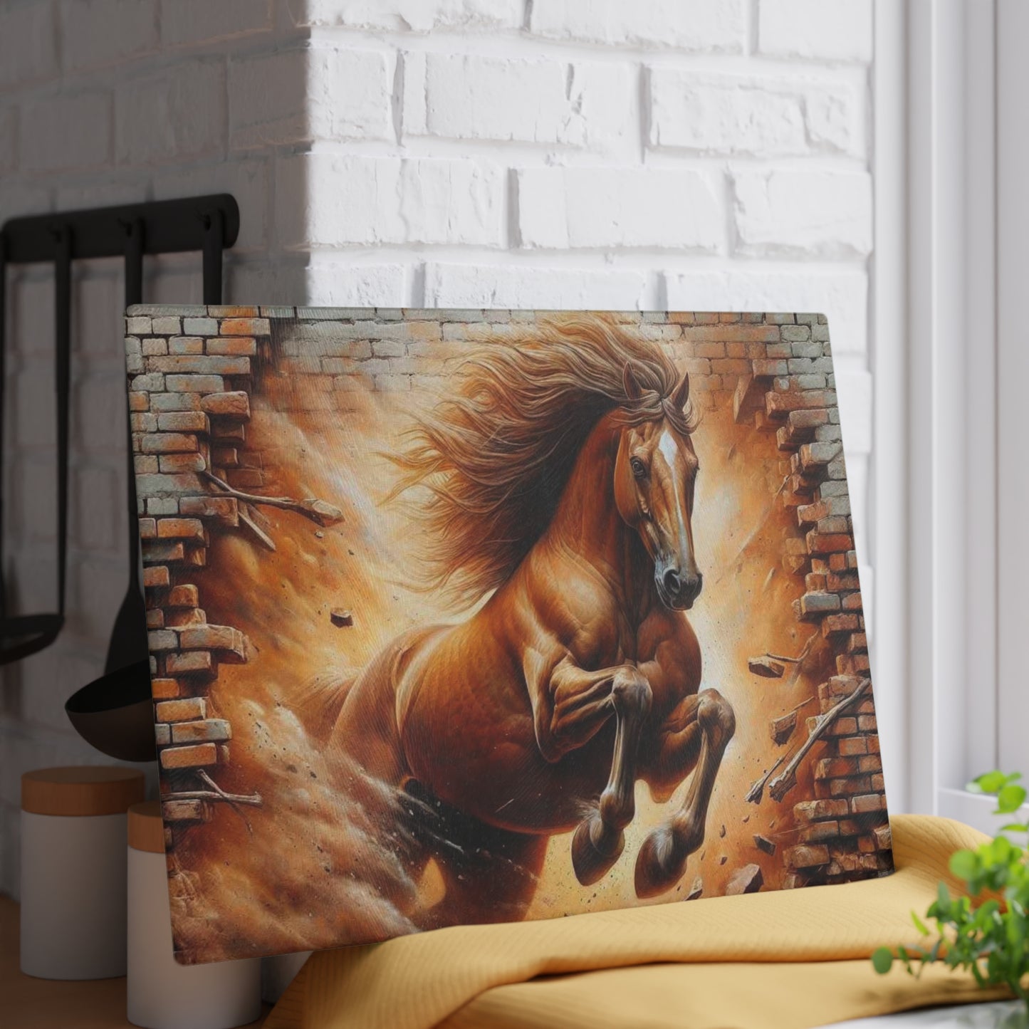 Horse cutting board, rustic home, farmhouse decor, Charcuterie Board, wild horse theme, equestrian gift, unique home decor, horse lover gift