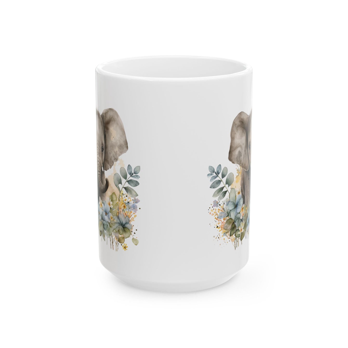 Taza de elefante, taza de elefante, taza de animal, linda taza de elefante, taza de cerámica de elefante, regalo de elefante, taza de elefante boho, regalo para amantes de los elefantes