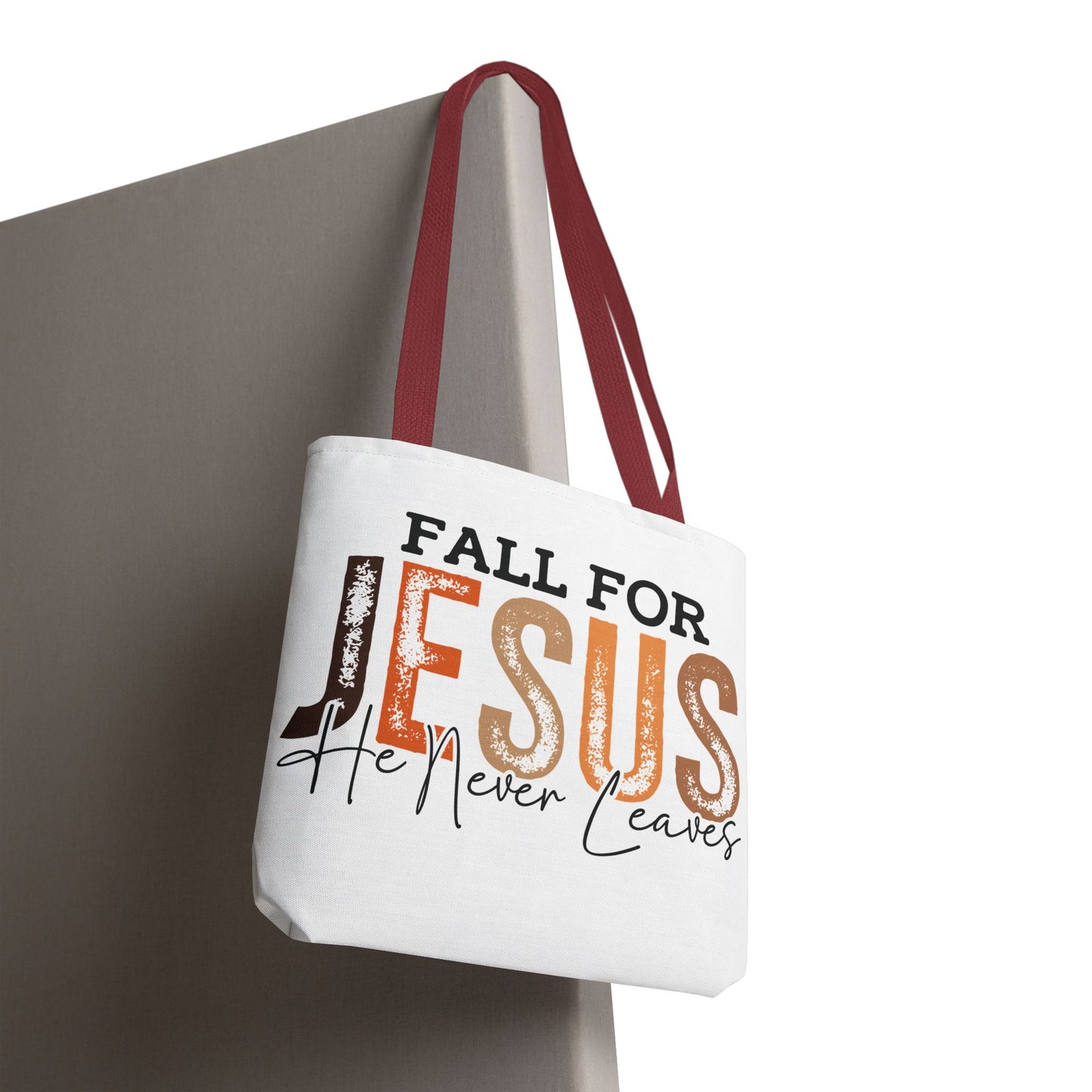 🙏 Fall for Jesus Tote Bag – Faith, Style & Autumn Charm 🍂👜